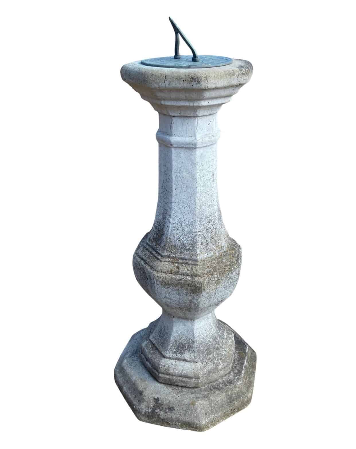 Reclaimed Outdoor Garden Reconstituted Stone Sundial