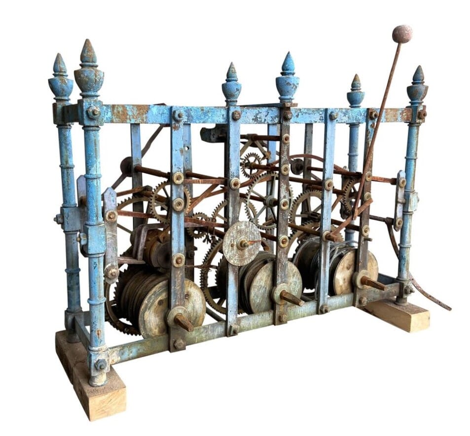 A Large Reclaimed Fred White Turret Clock with Tune Barrel - 9422