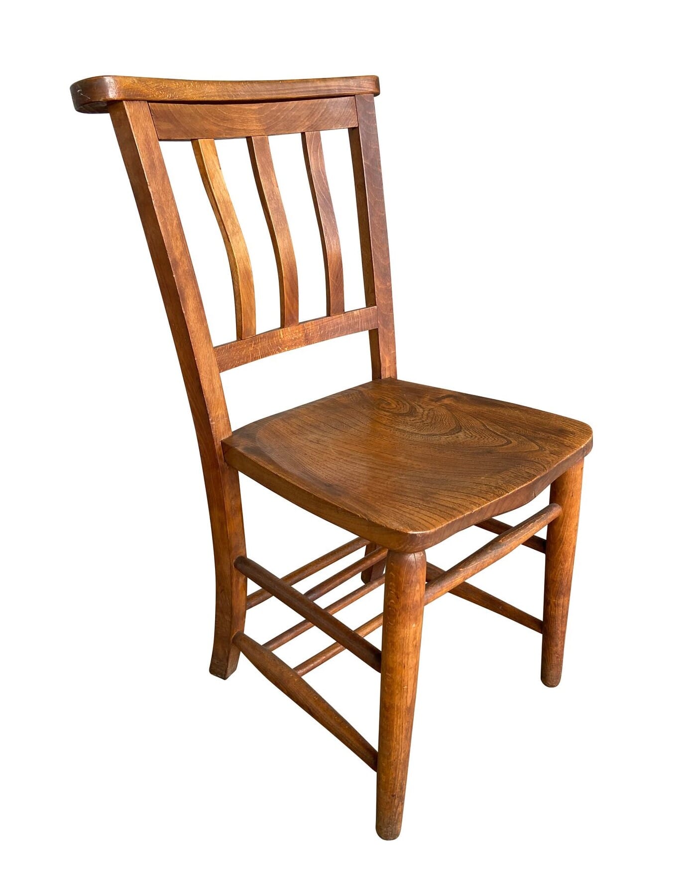 Antique Reclaimed Old Church / Chapel Chairs - 9442a