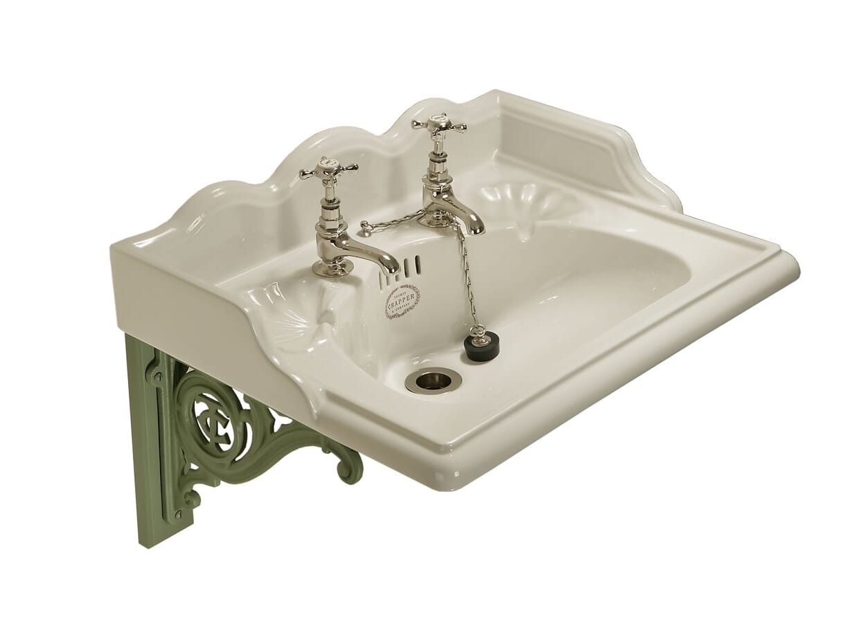 Thomas Crapper Marlborough Basin On Brackets - TCWBS1