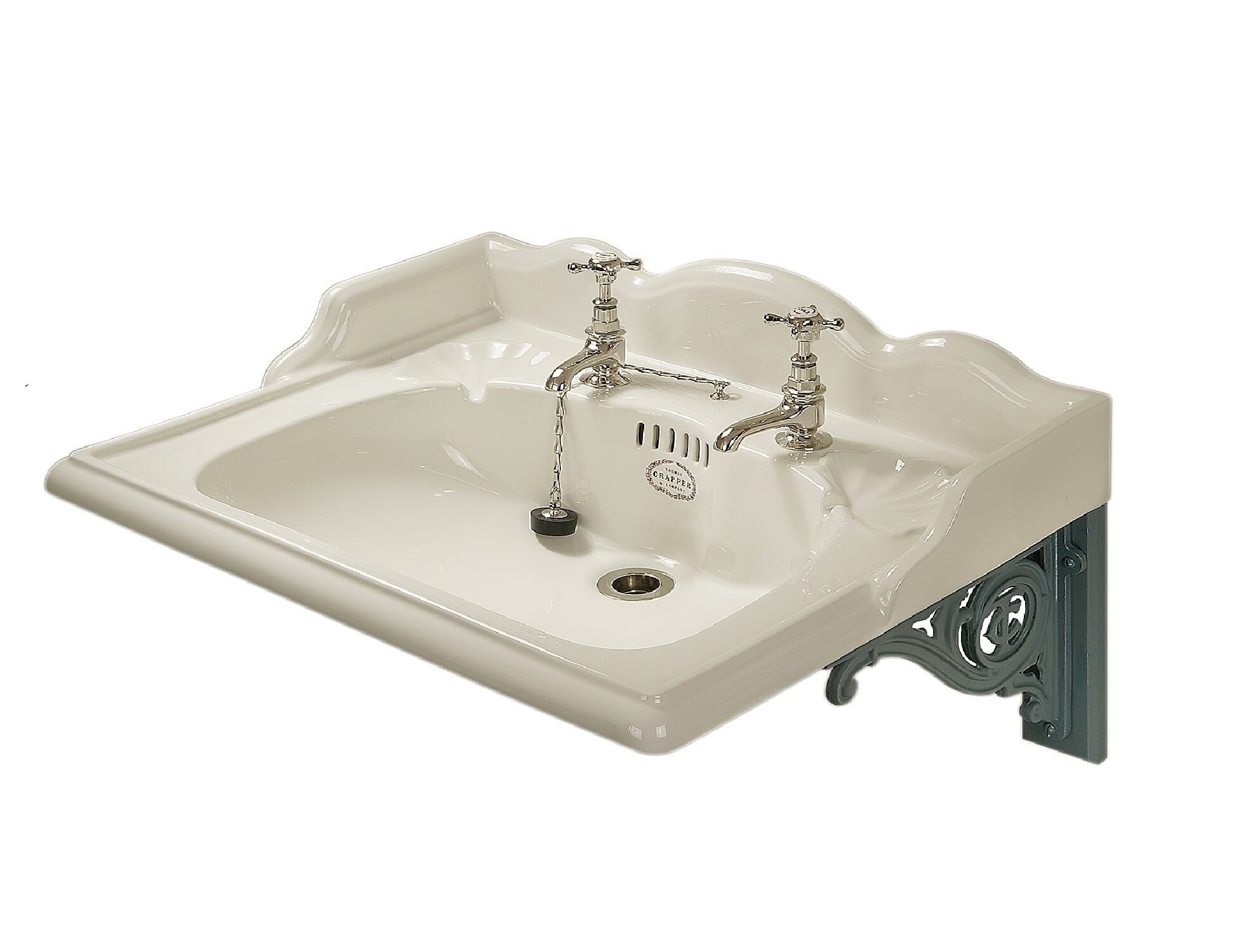 Thomas Crapper Marlborough 635mm Wash Basin On Brackets - TCWBL1