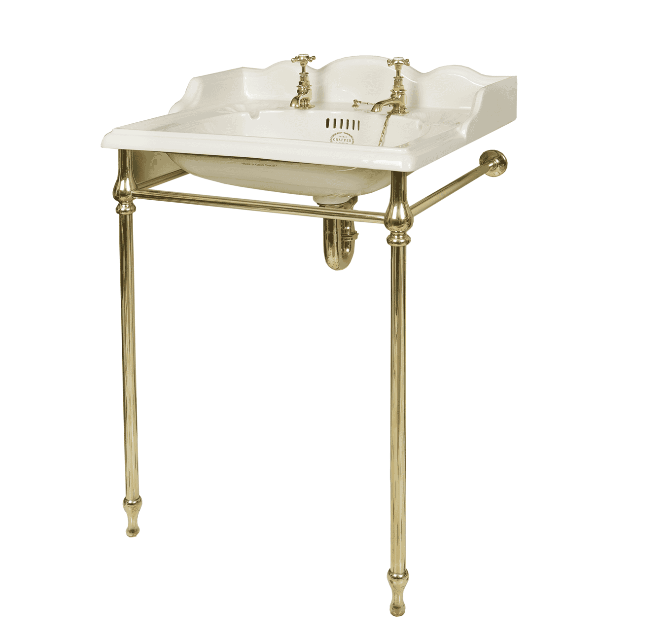 Thomas Crapper 635mm Marlborough Basin On Wash Stand Set - TCWLS1