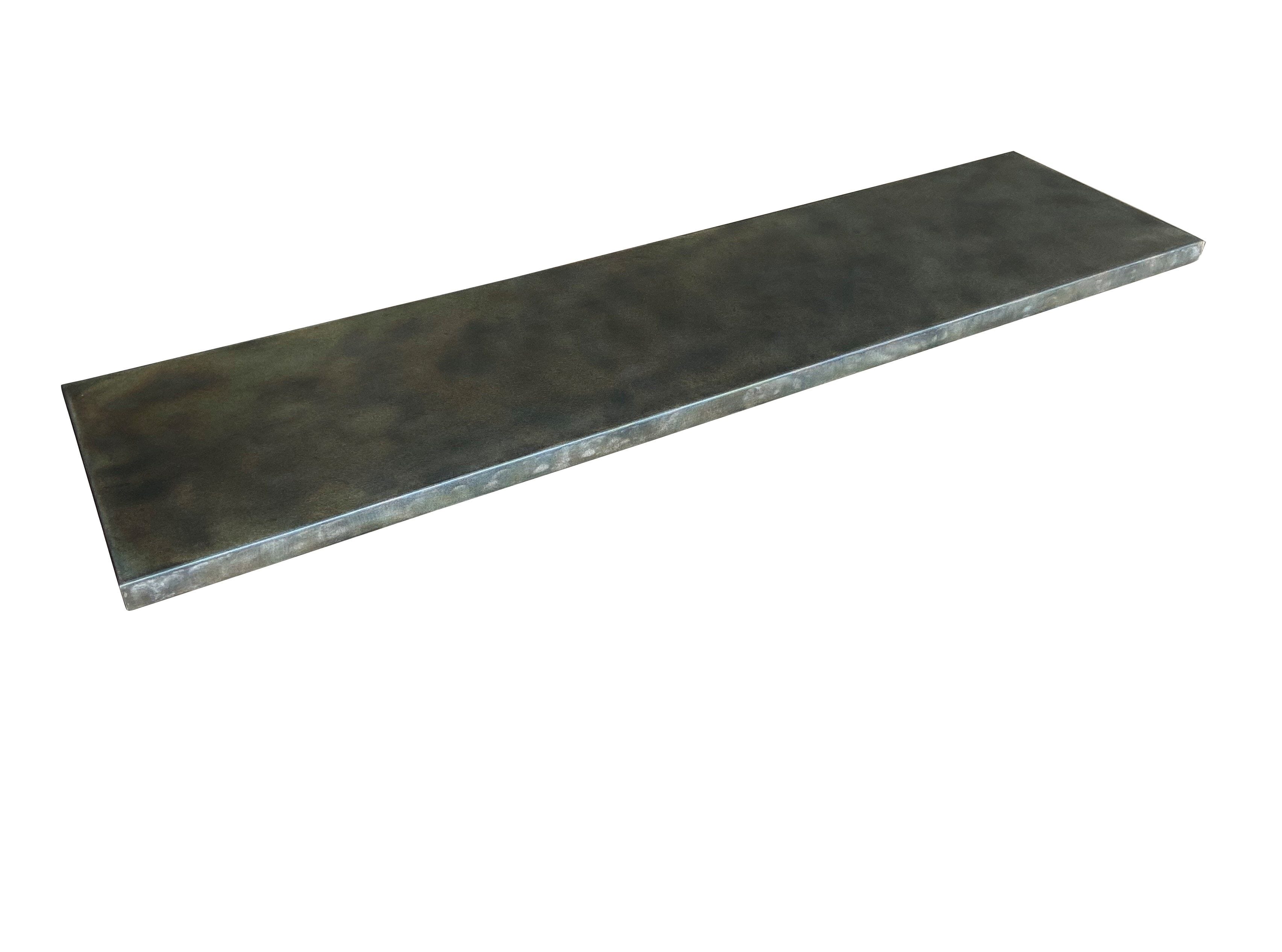 Bespoke Antiqued Zinc Kitchen Worktop - D1871
