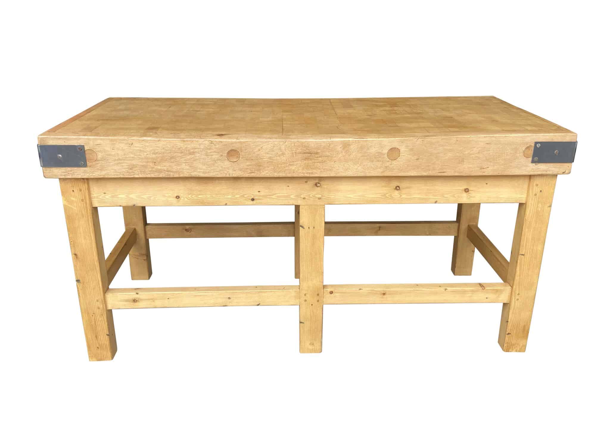 Large Original Butchers Maple Block on Bespoke Base