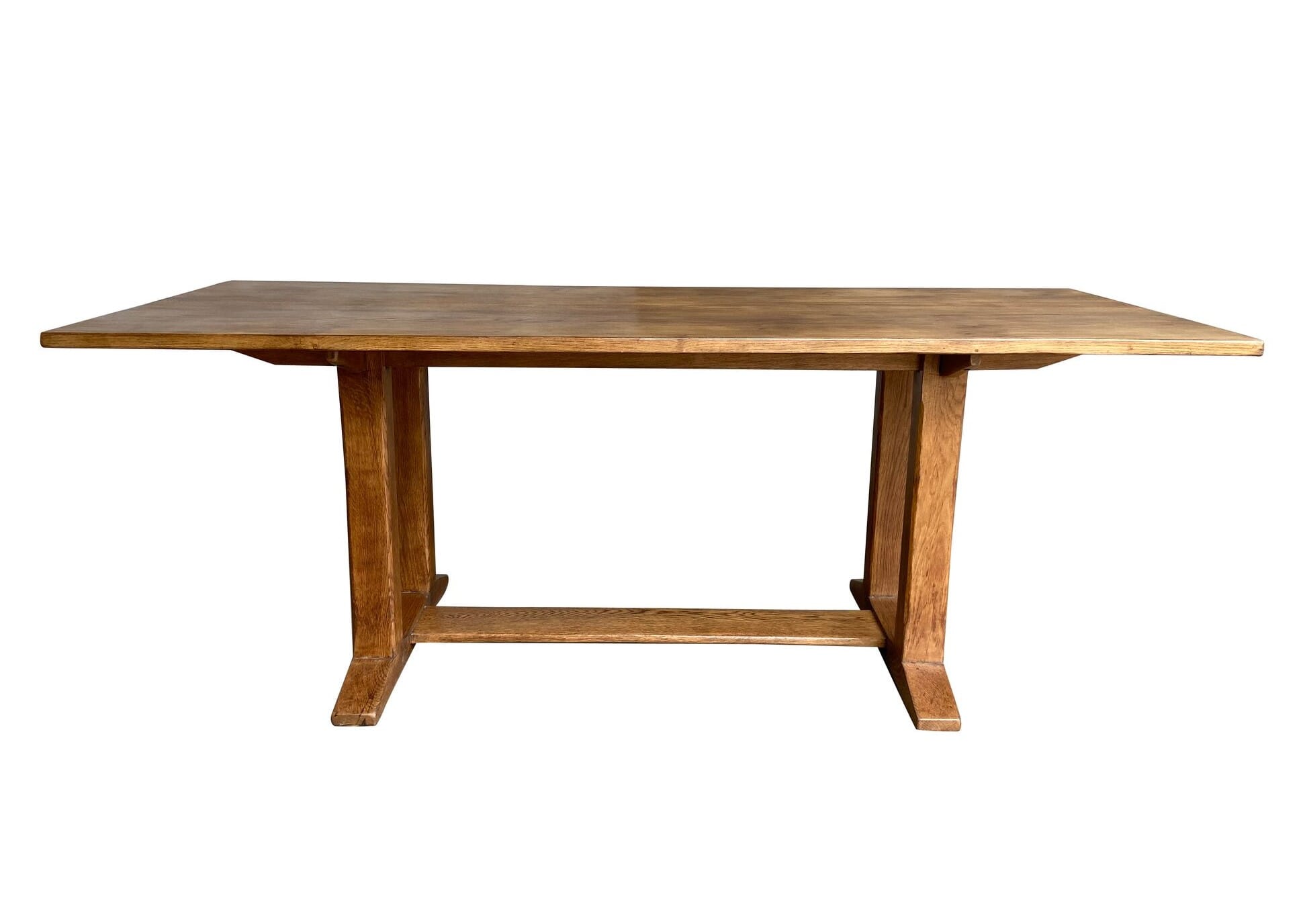 Old Refectory Antique Solid Oak Dining Table - 9147b