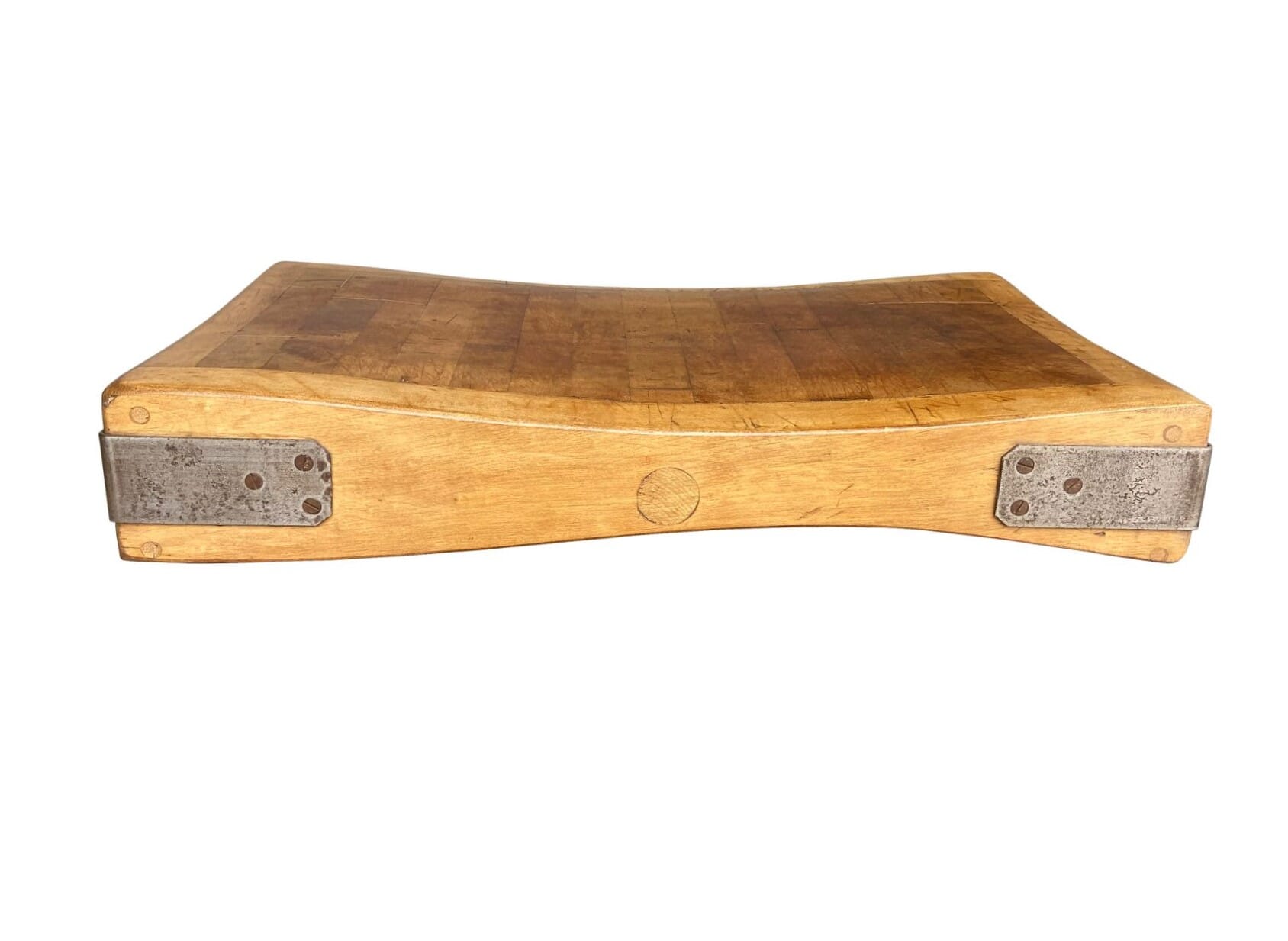Original Reclaimed Small Kitchen Butchers Chopping Block - 9457