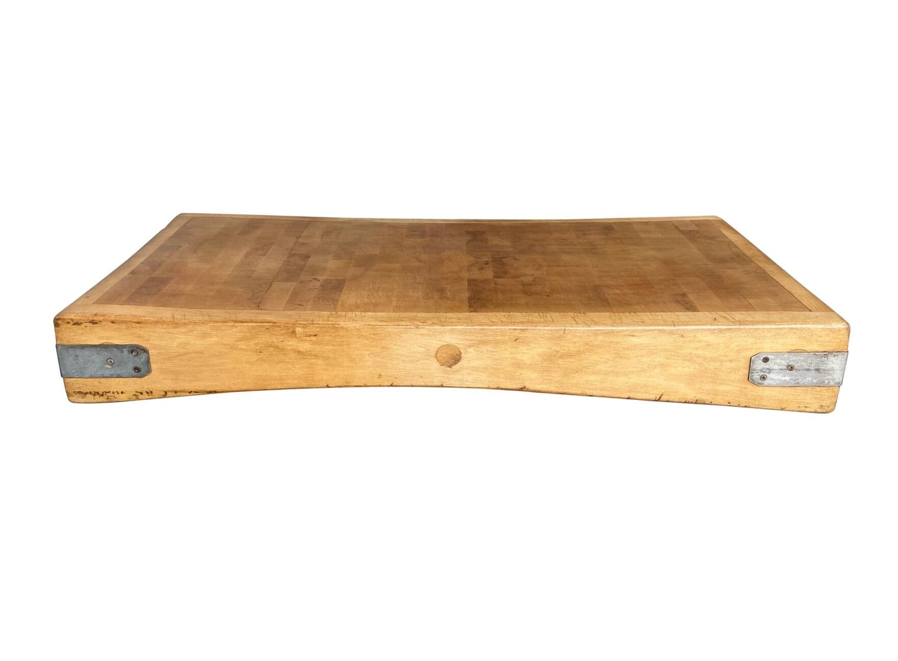 Original Old Butchers Maple Kitchen Chopping Block - 9468