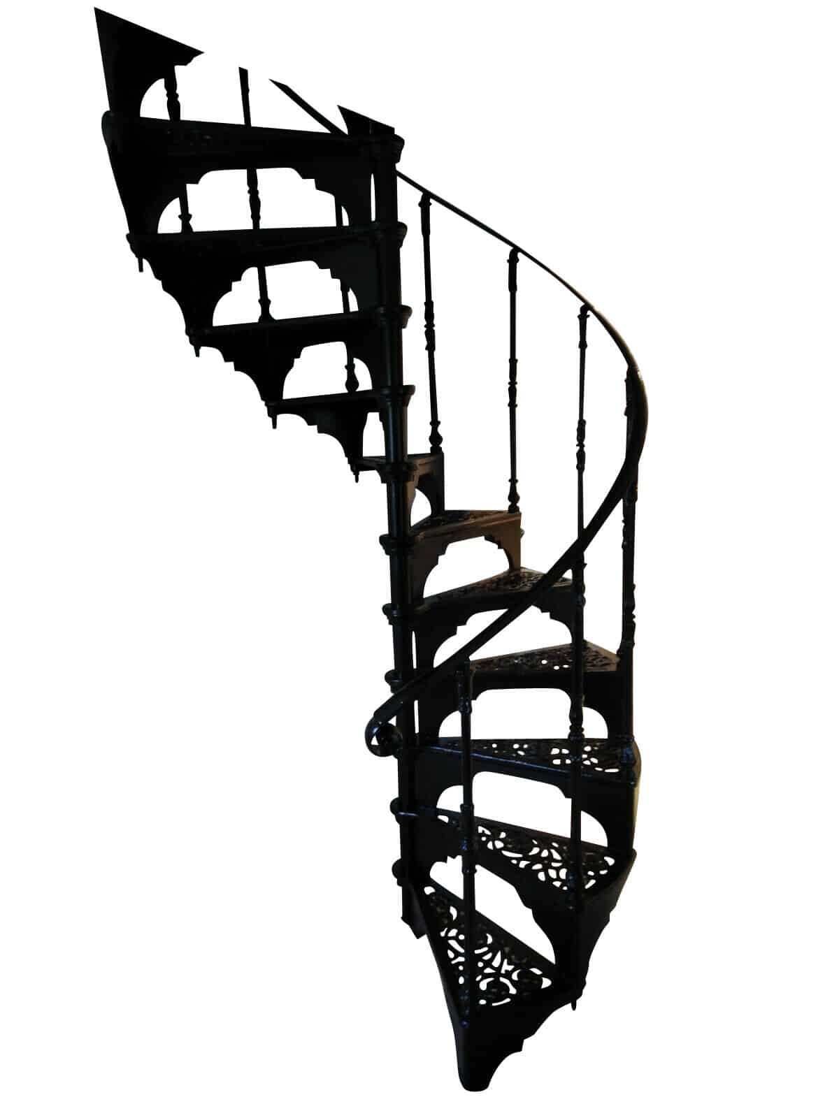 Cast Iron Safety Stairways Spiral Staircase With Balcony