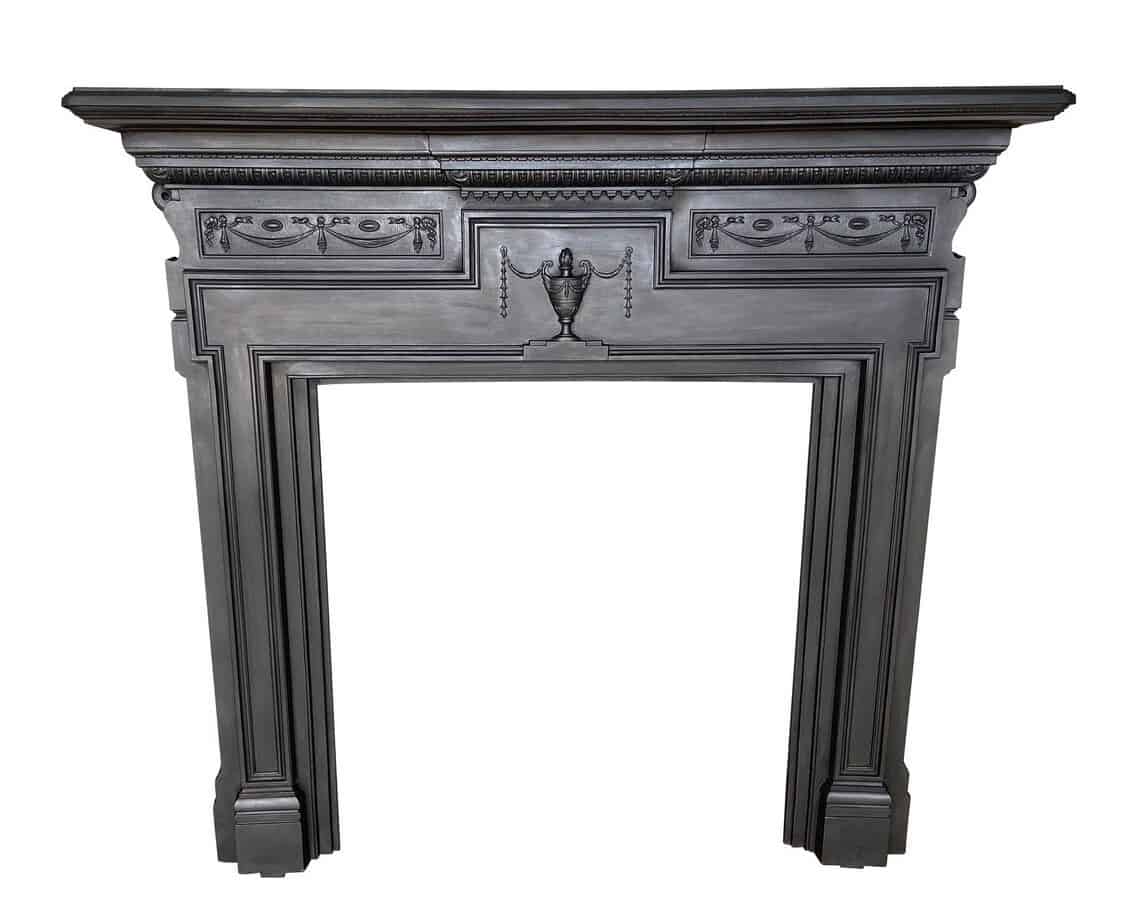 Antique Decorative Cast Iron Fire Surround