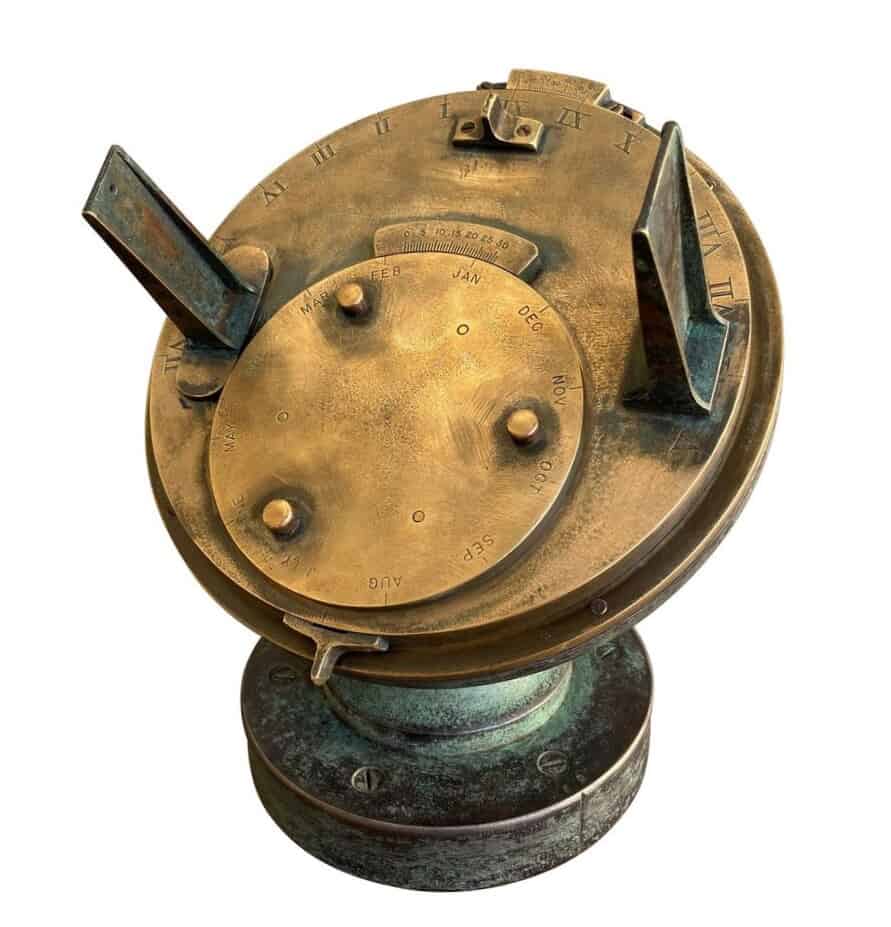 Original Pilkington & Gibbs Heliochronometer Sundial