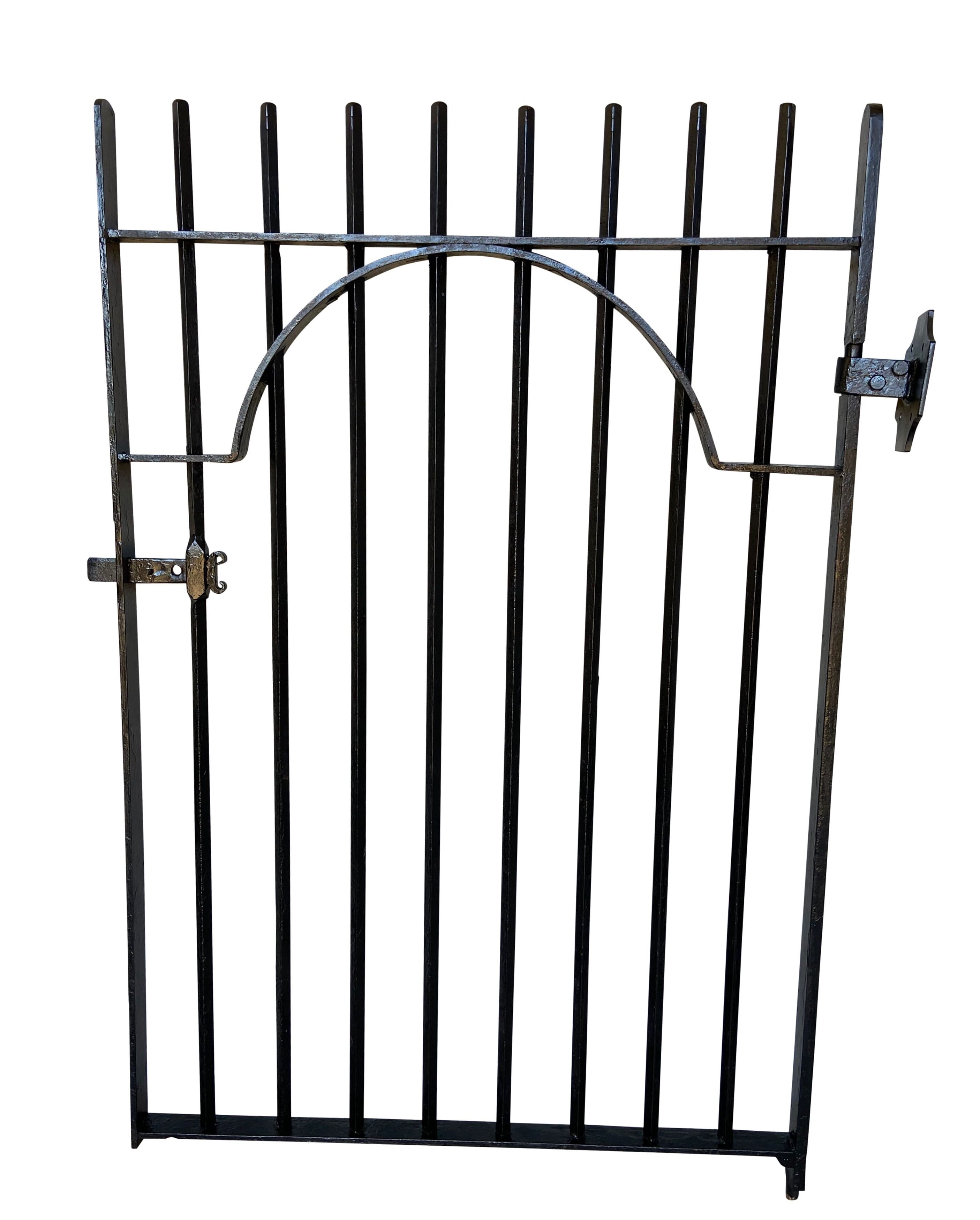 Genuine Wrought Iron Reclaimed Garden Pedestrian Gate - 9511