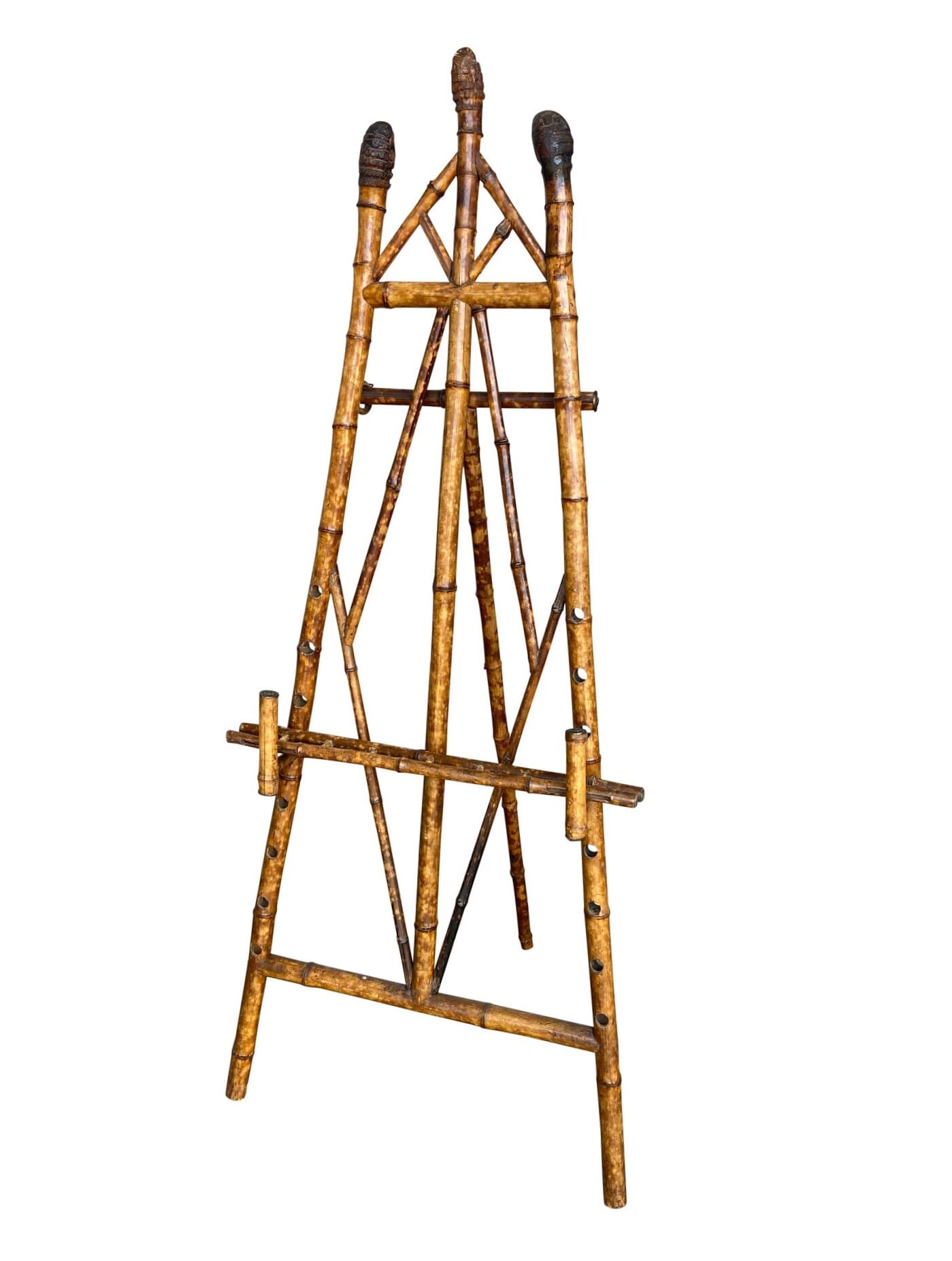 Antique Victorian Bamboo Floor Standing Easel - 9495