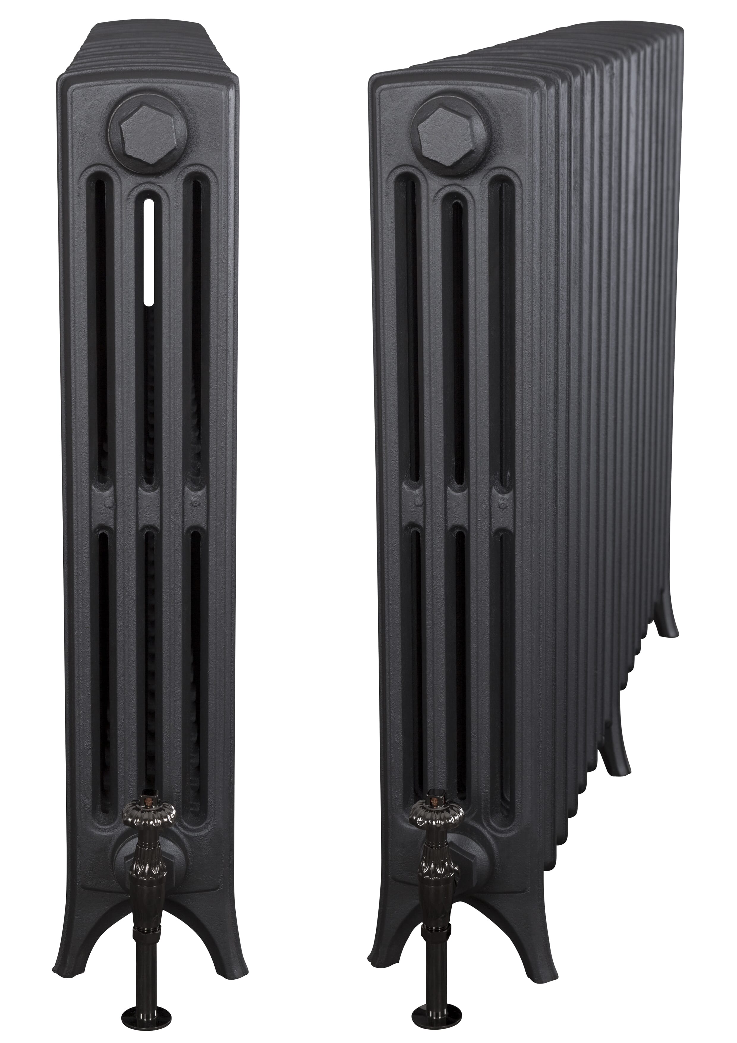 Rathmell 810mm 4 Column Tall Carron Cast Iron Radiator - RATH810/17pf