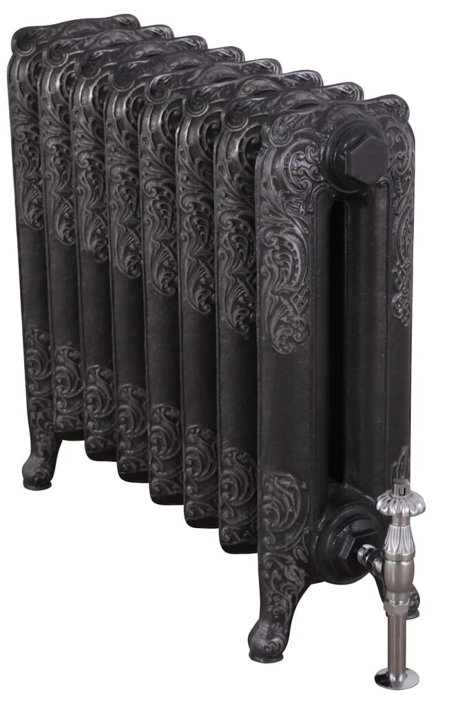 Rococo 2 Column 560mm Tall Cast Iron Radiator 8 Sections Long - Roco560/185/8hl