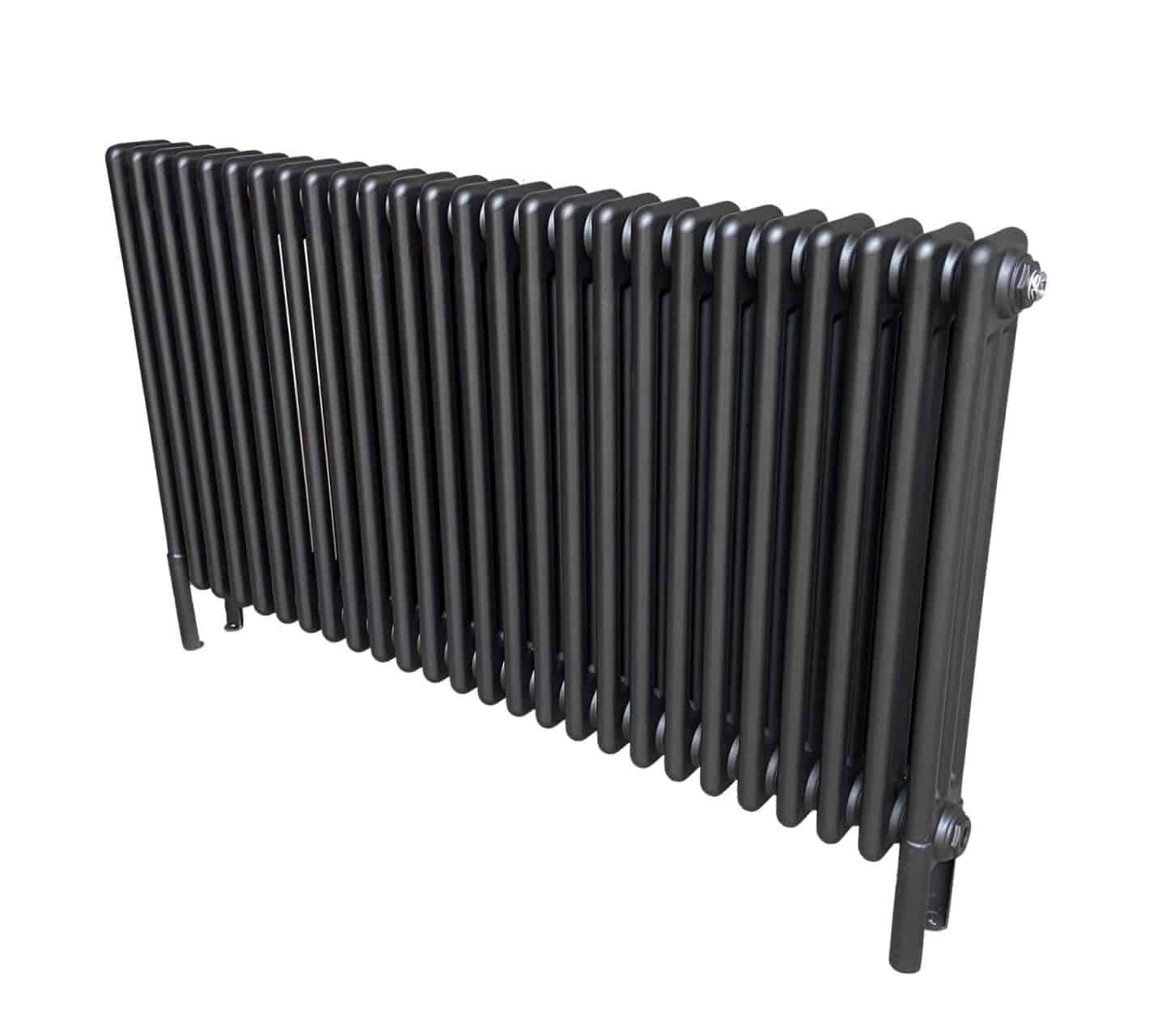 Enderby 3 Column 26 Section Satin Black Steel Radiator