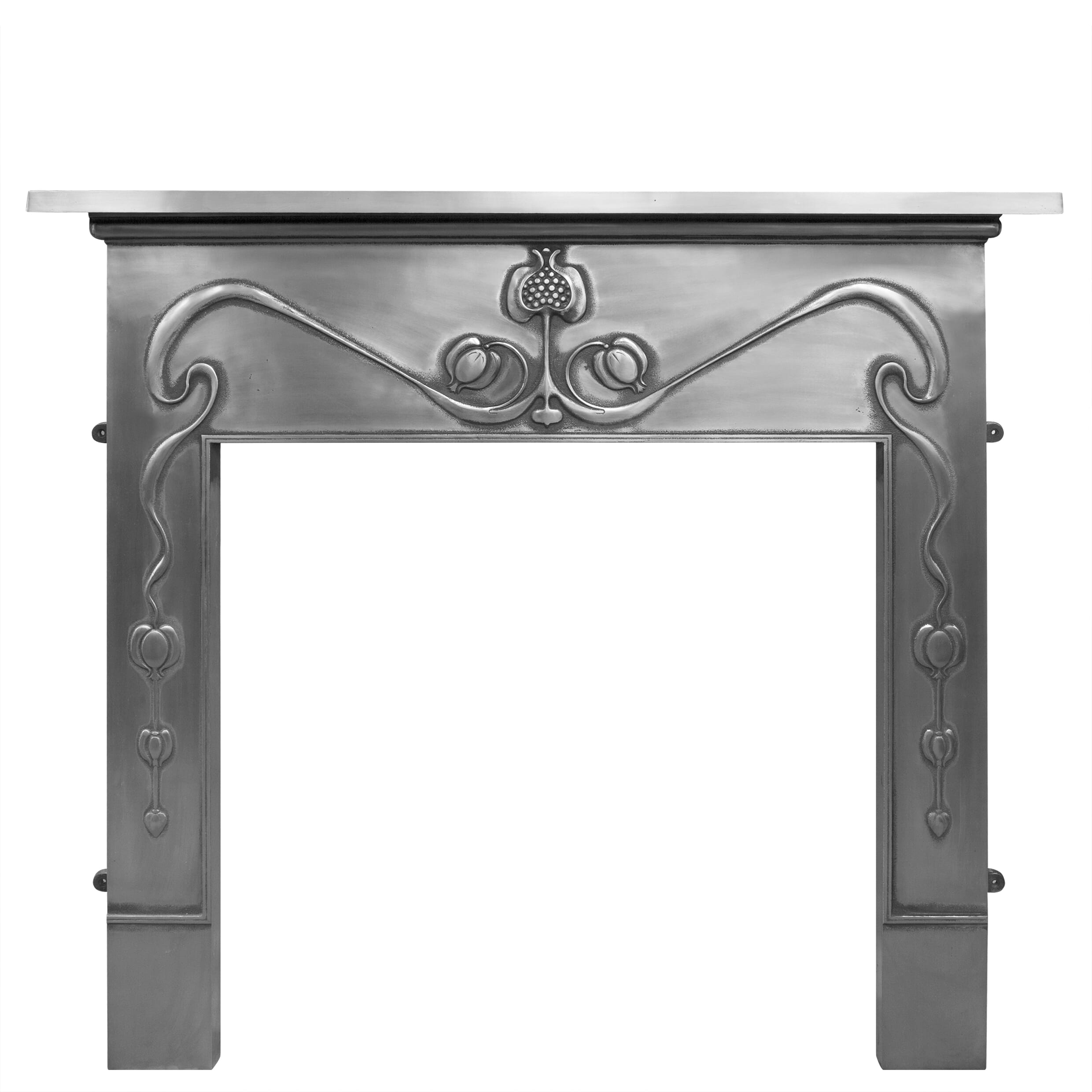 Carron Cast Iron Art Nouveau Full Polish Fire Surround - RX520