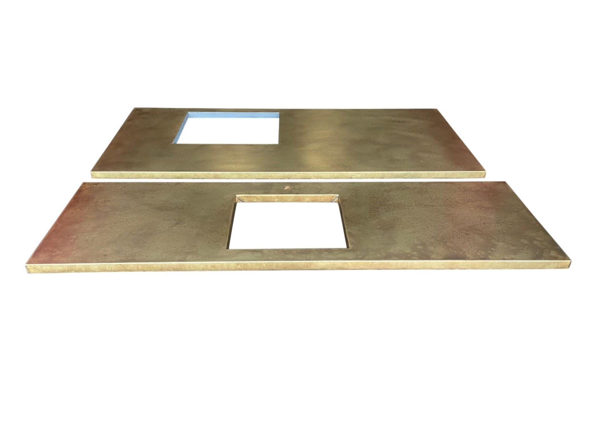 Handmade Antique Brass Kitchen Countertops - D1908
