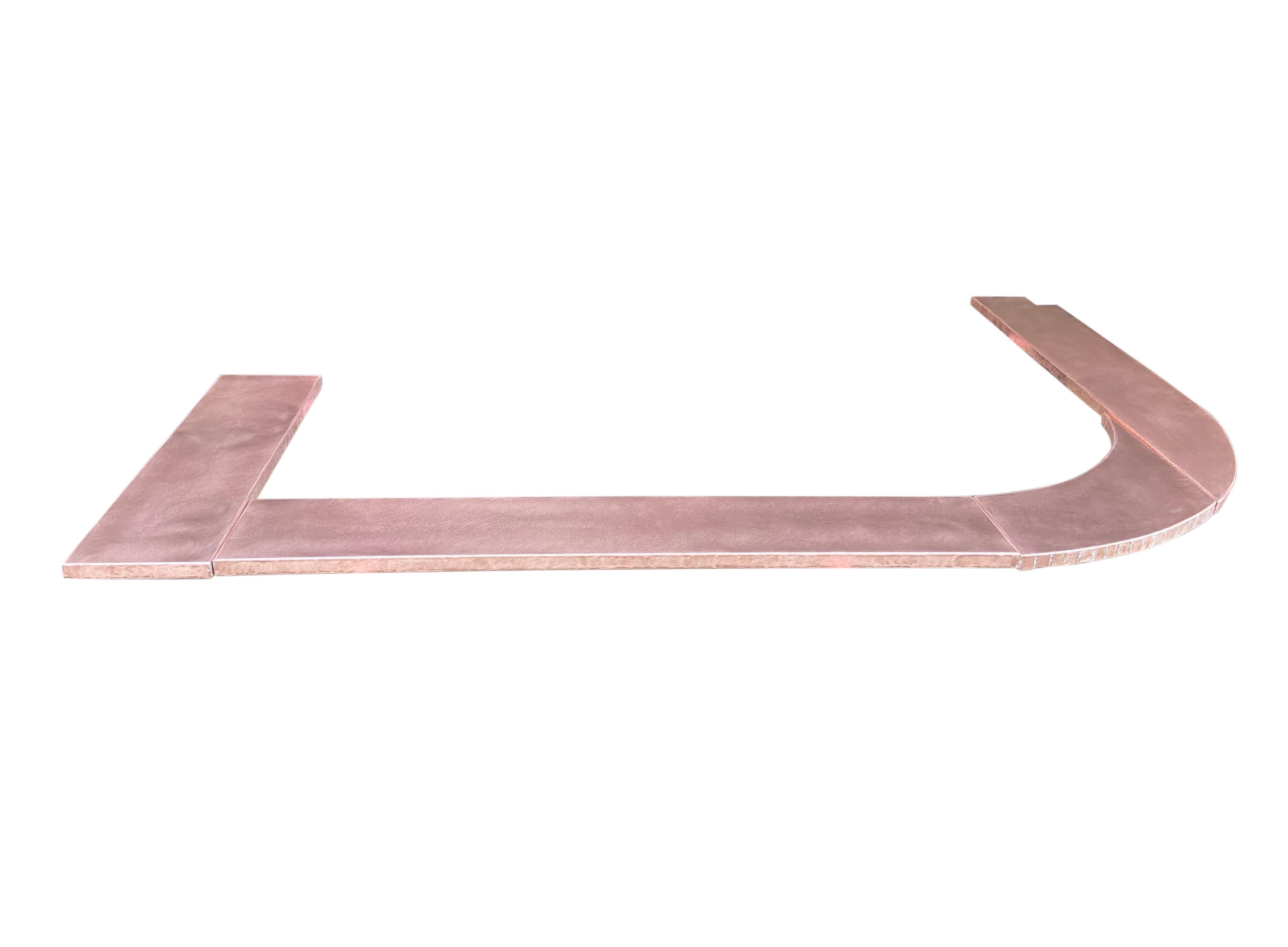 Bespoke Matt Copper Bar Countertops - D1909