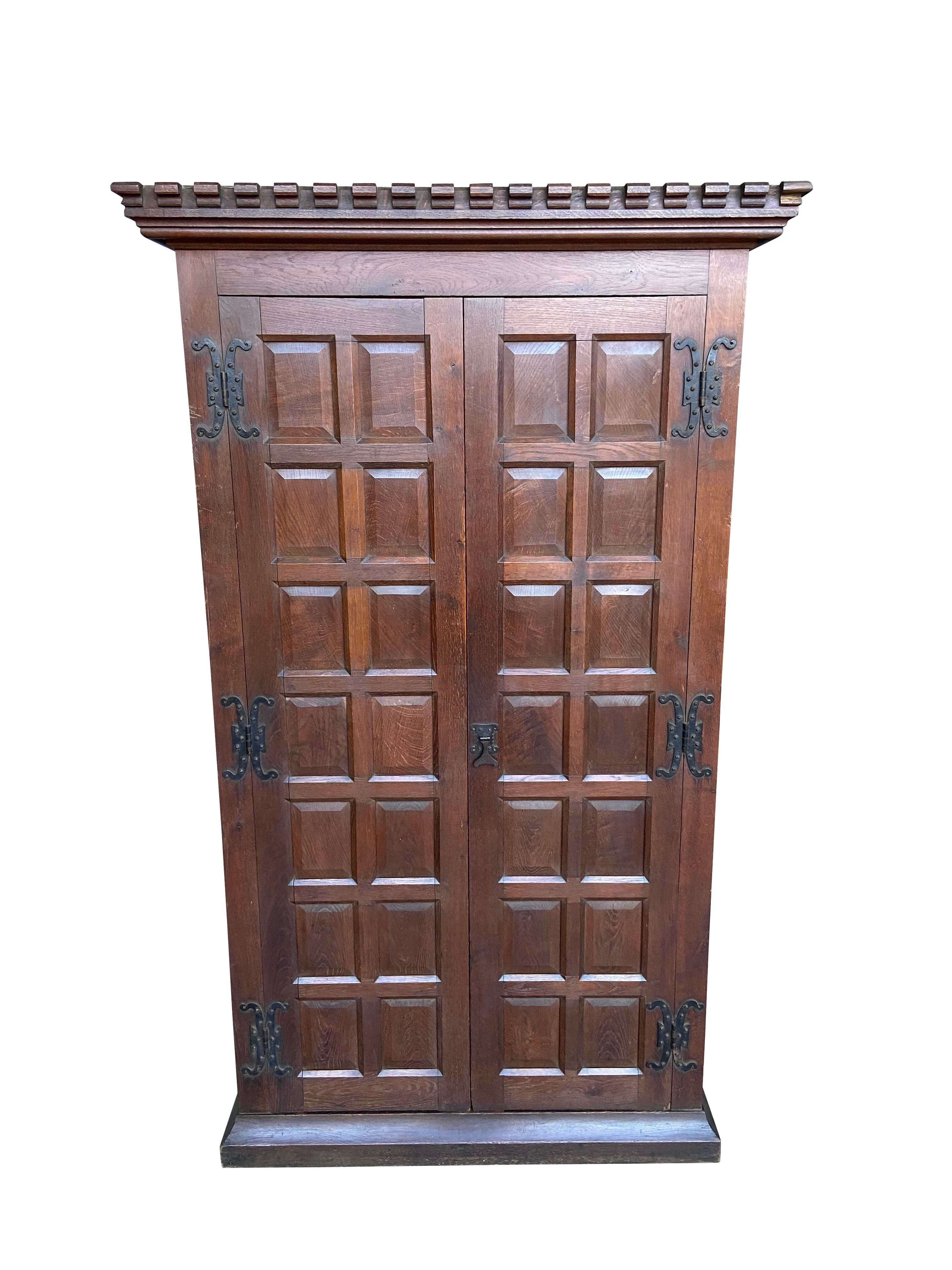 Original Victorian Oak Hall Robe - 9562