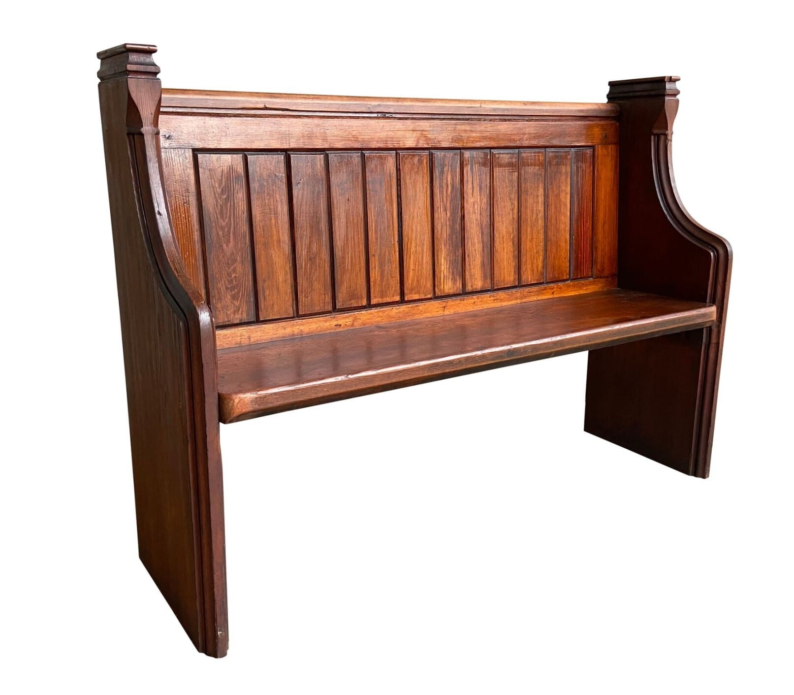 Salvaged Pitch Pine Church or Chapel Pew - 9564B