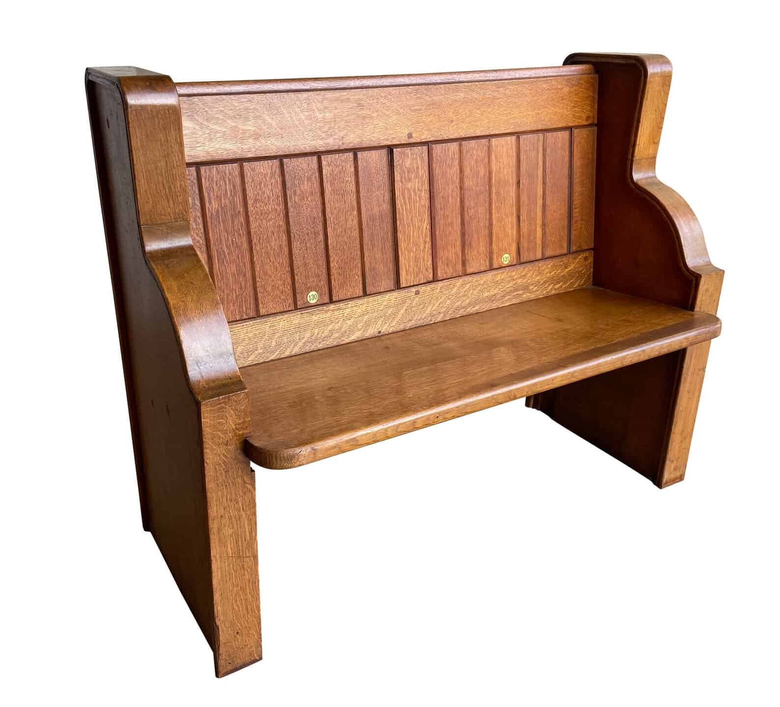 Oak Salvaged Church or Chapel Pew