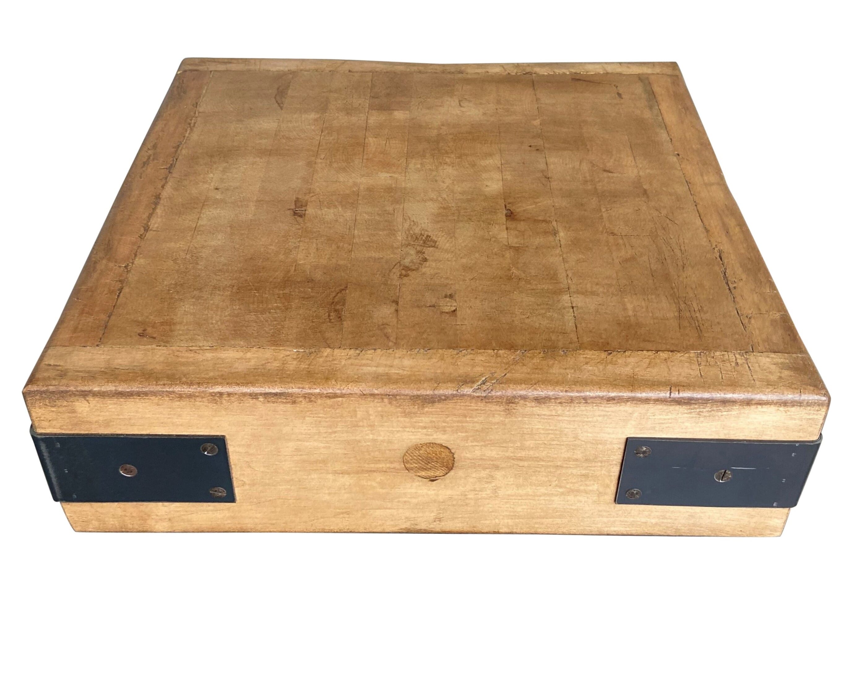 Original Reclaimed Kitchen Maple Butchers Chopping Block - 9551
