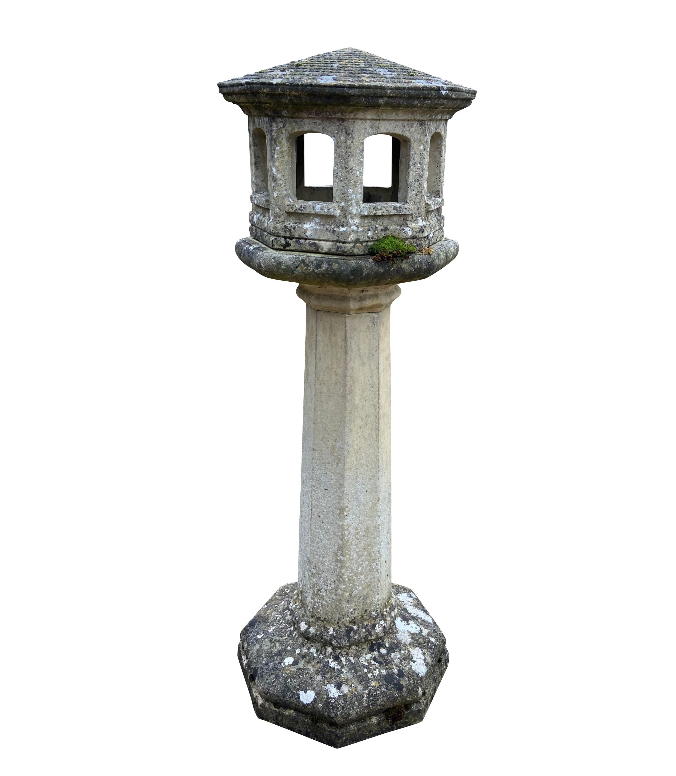 Reconstituted Stone Garden Outdoor Bird Table - 9552