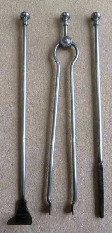 Set of Iron Fireplace Irons
