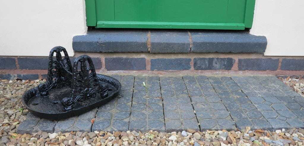 A Large Antique Cast Iron Boot Scraper - 7043