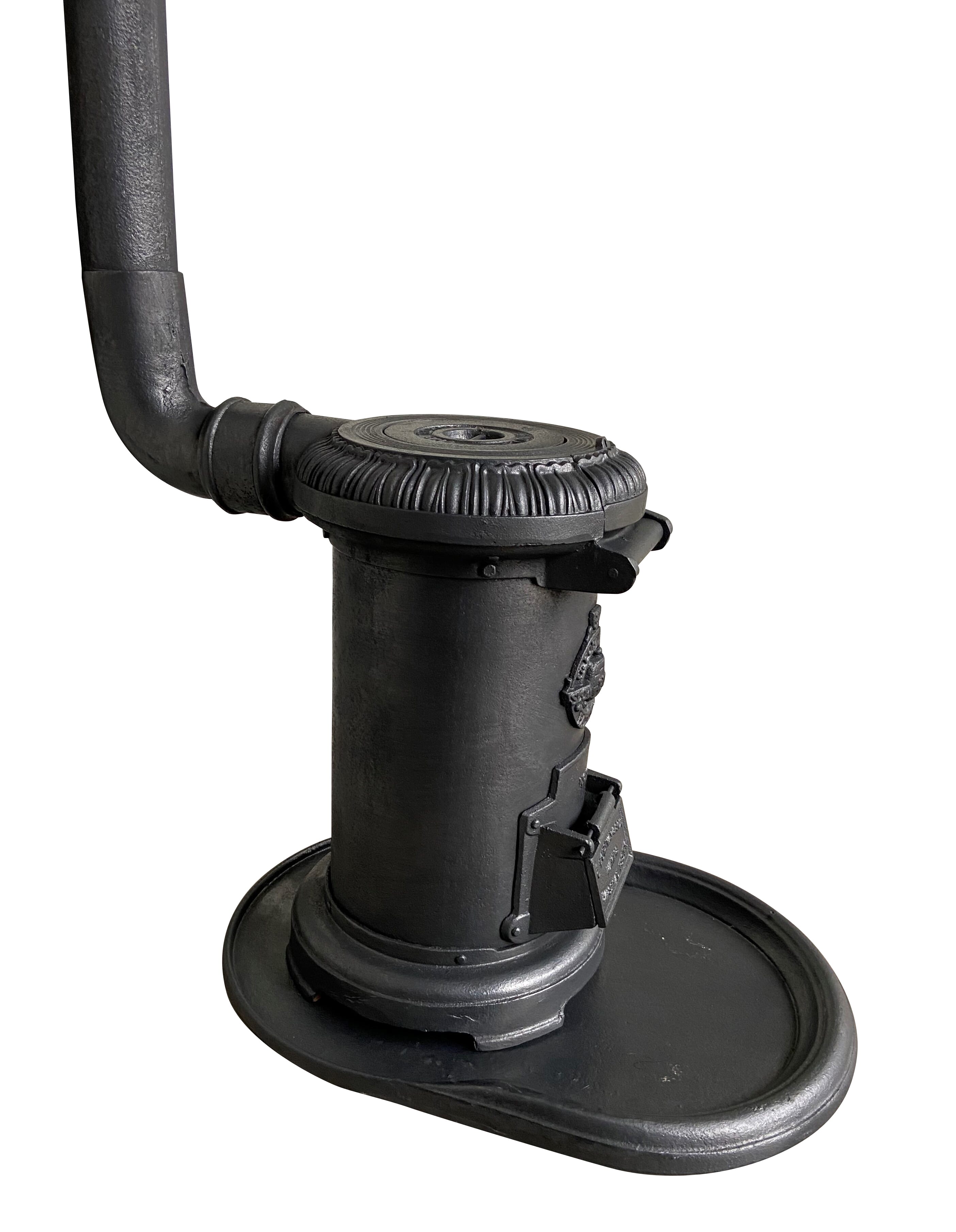 Antique Reclaimed Tortoise Cast Iron Stove No 1 - 9575