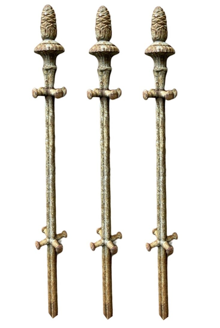 Victorian Decorative Original Cast Iron Washing Line Pole - 9573