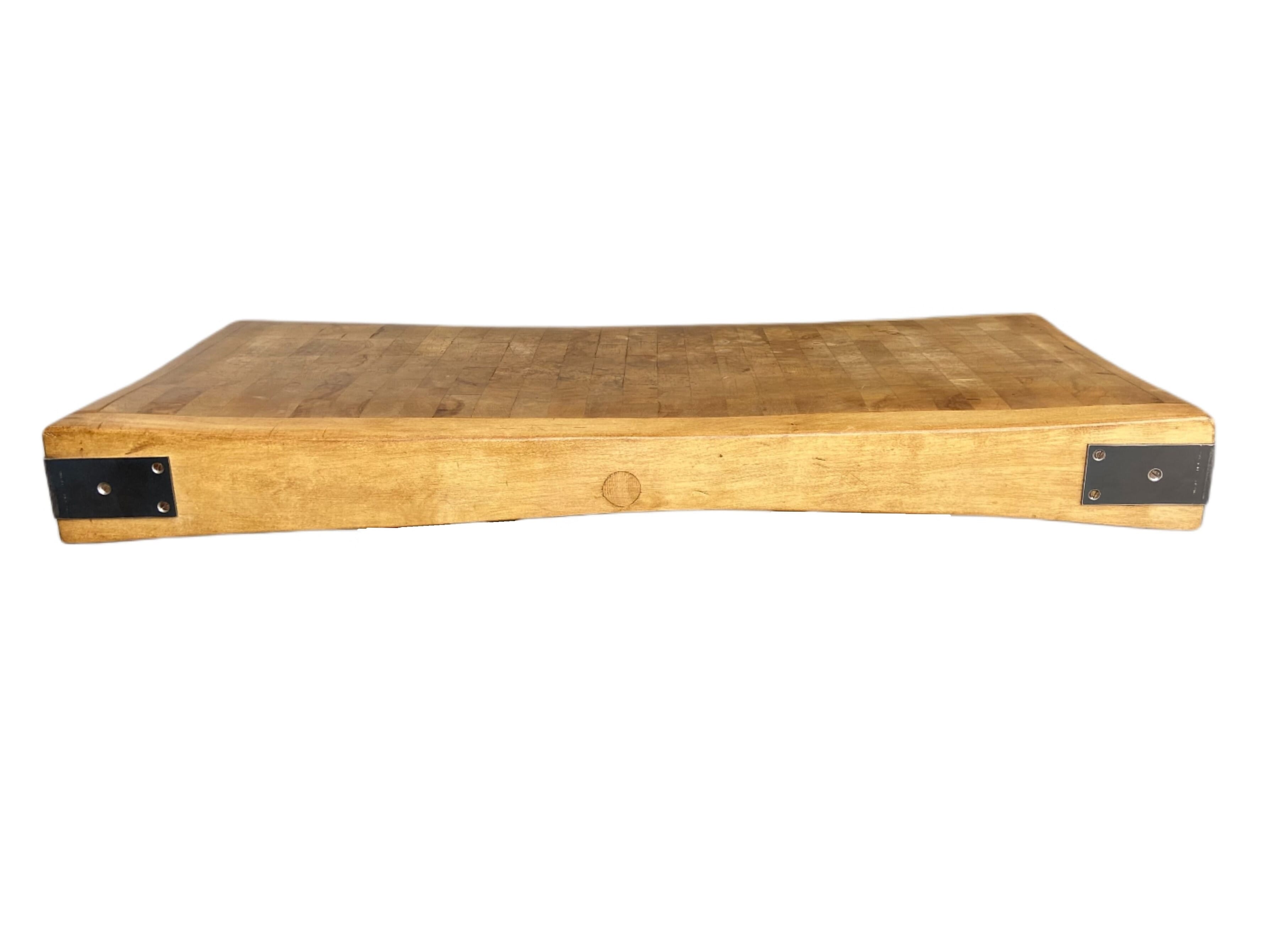 Old Reclaimed Kitchen Maple Butchers Chopping Block - 9585