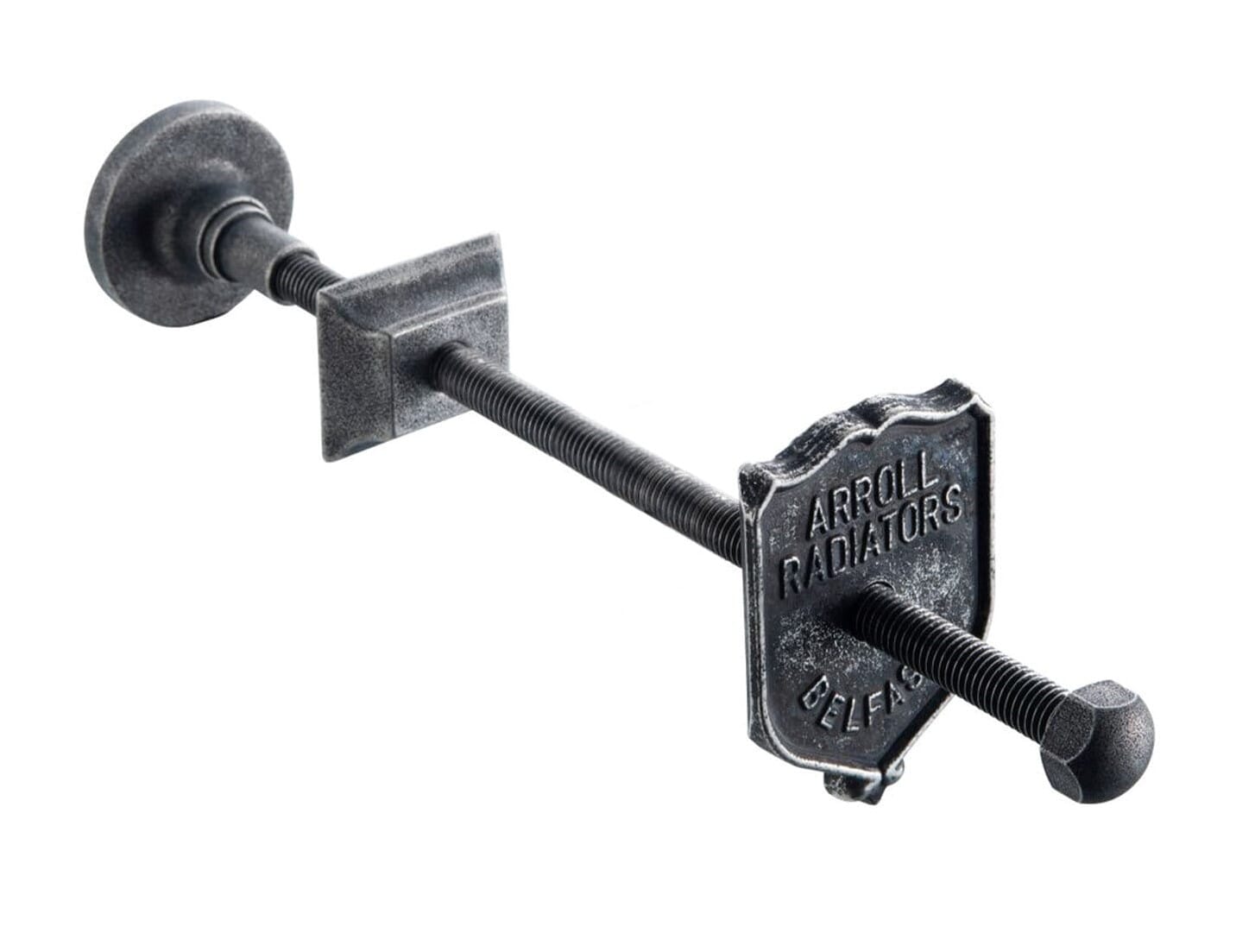 Arroll Pewter Cast Iron Radiator Wall Stay - AWSP