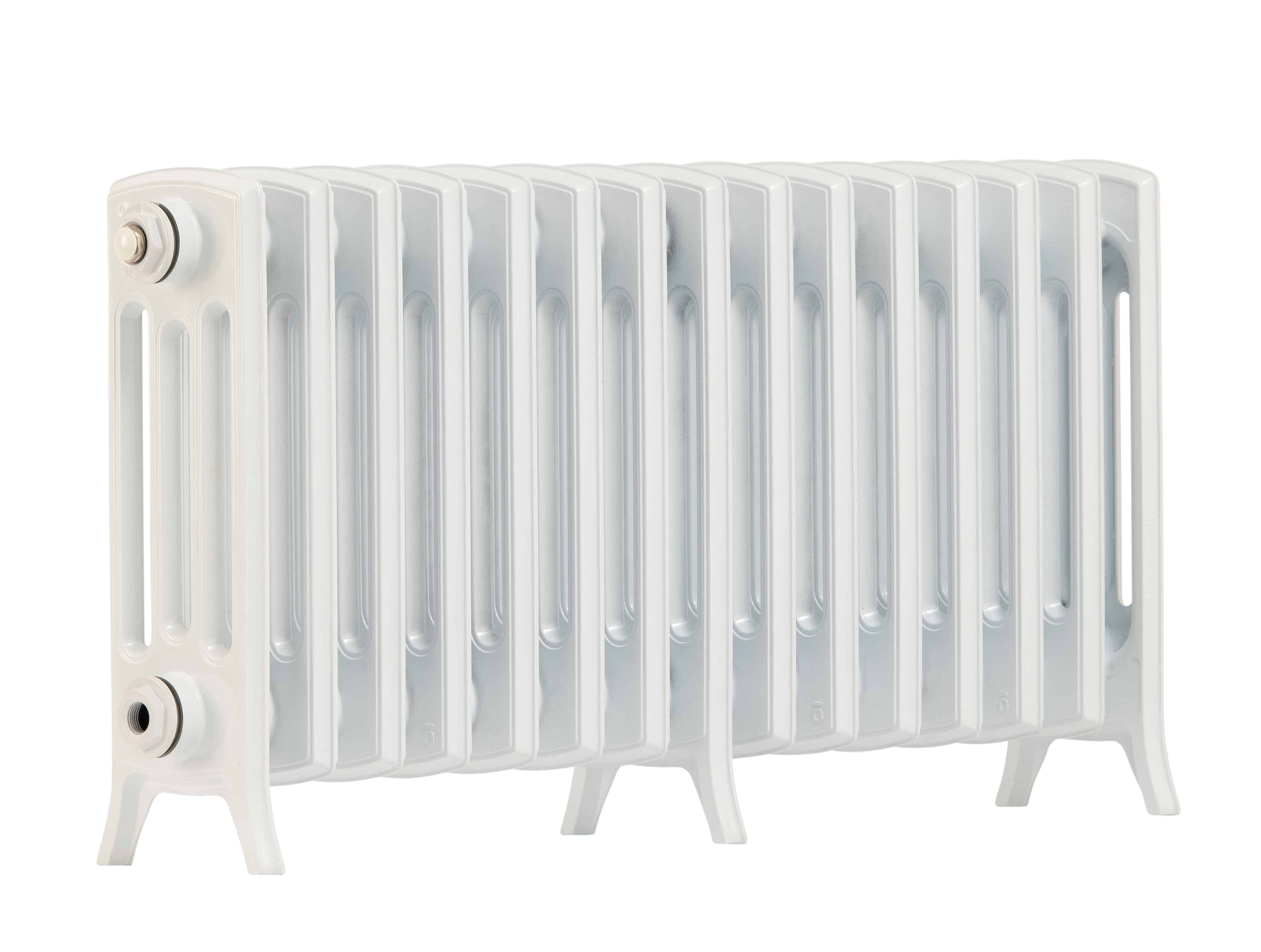 Arroll Steel Edwardian Style White Radiator