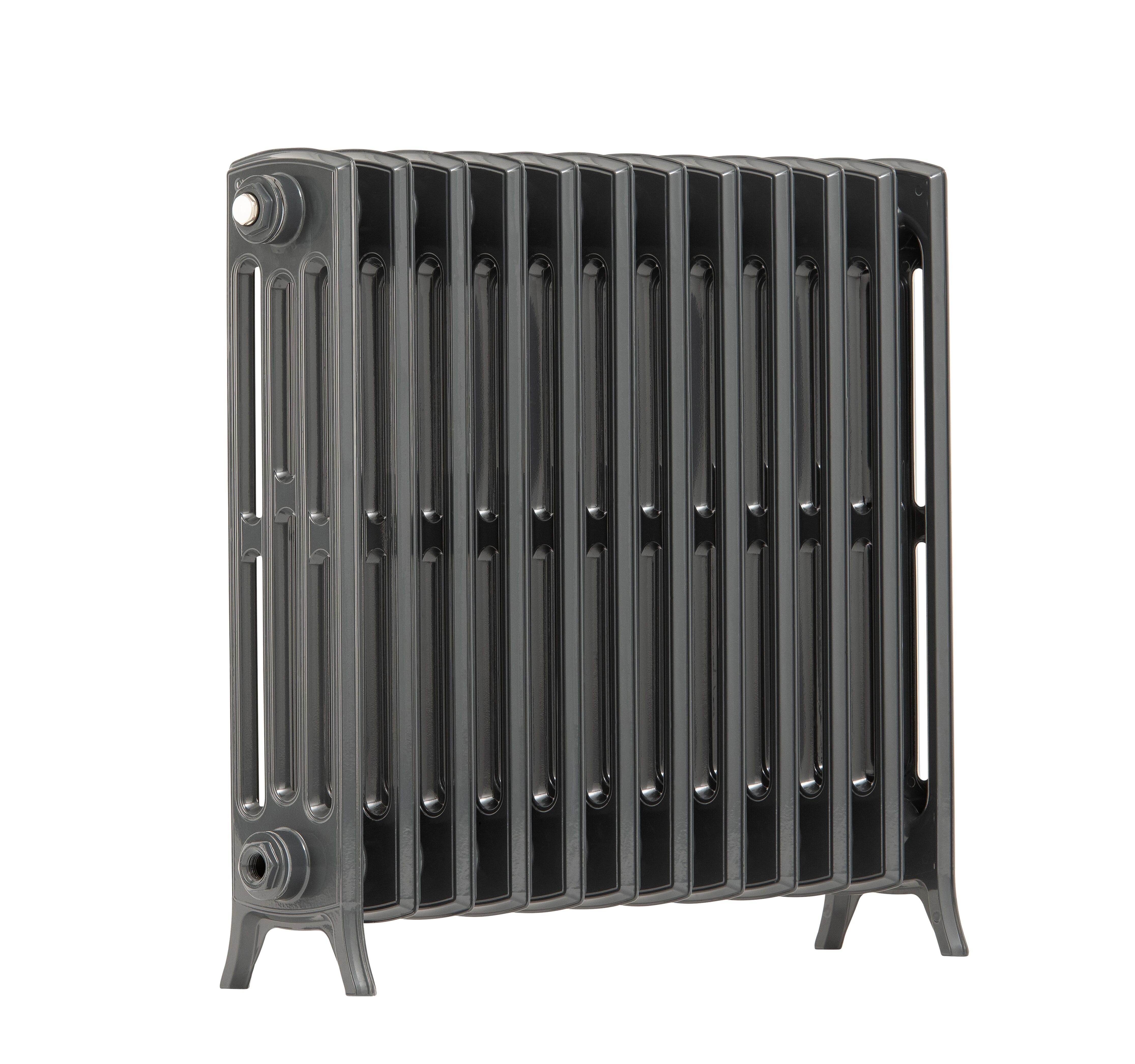 Anthracite Arroll Aluminium Edwardian Radiator 650mm Tall - NE650-12-7016