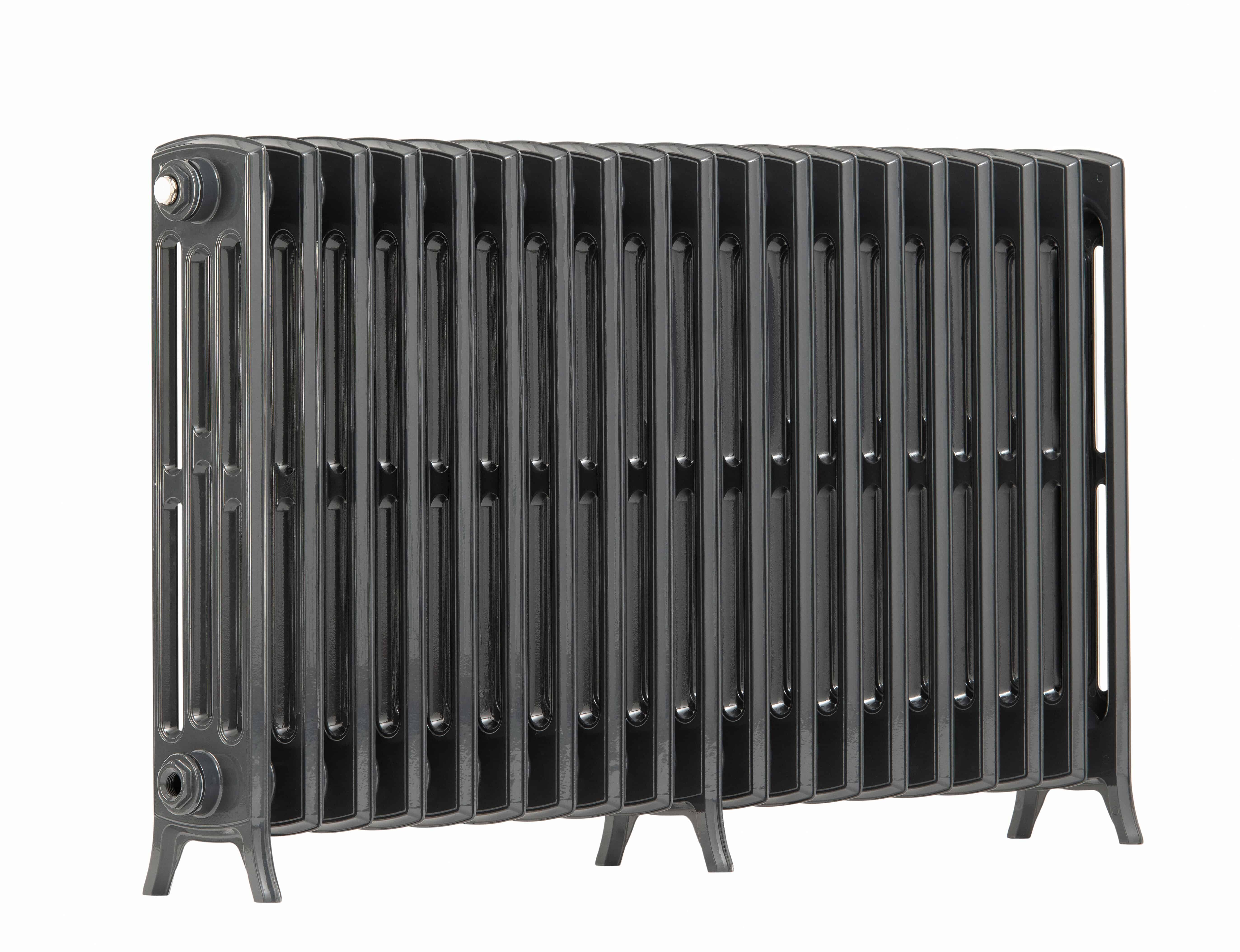 Anthracite 650mm Tall - 19 Section Arroll Aluminium Radiator