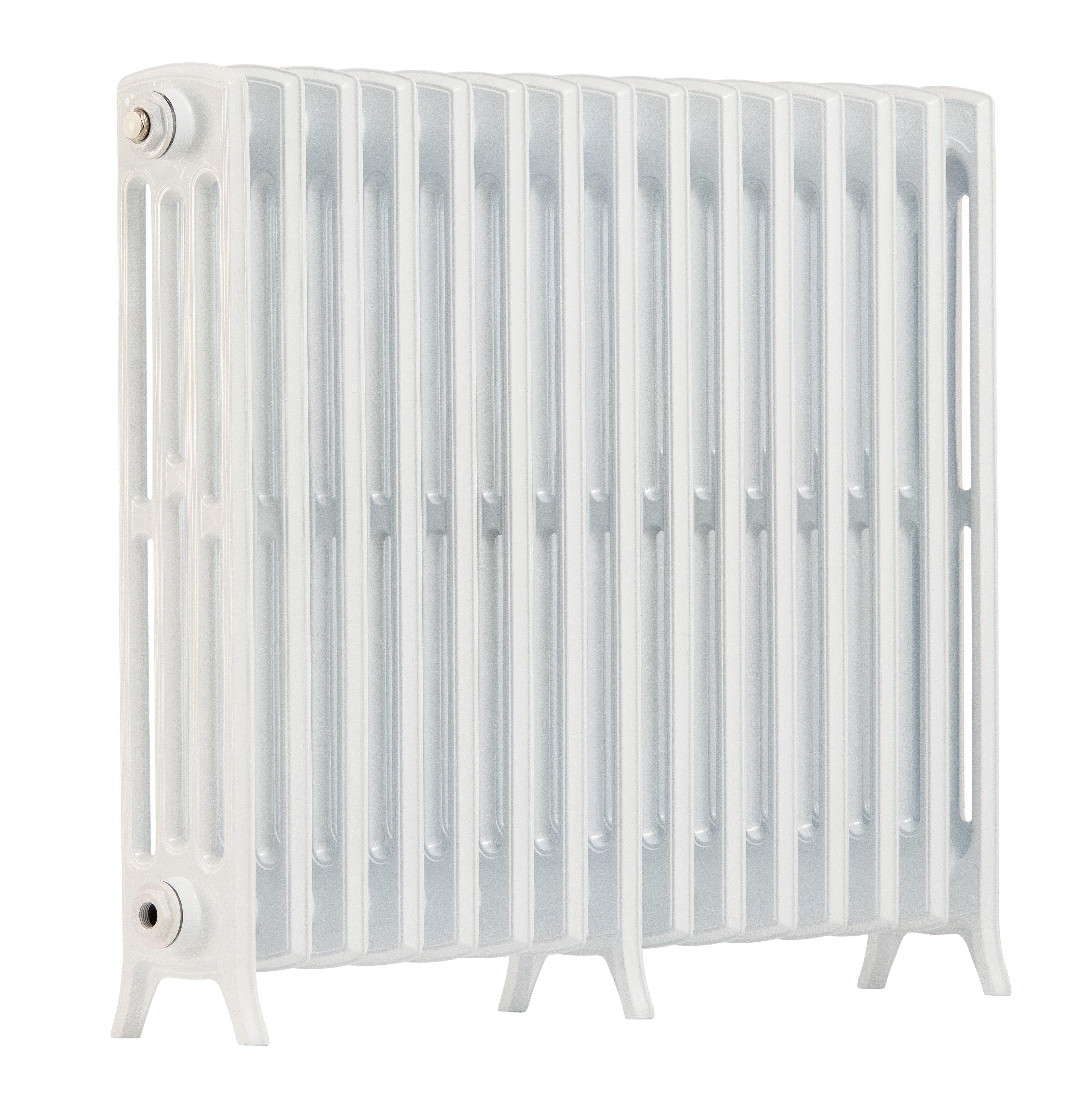 Arroll White Aluminium Edwardian Radiator 750mm Tall - NE750-15-9016