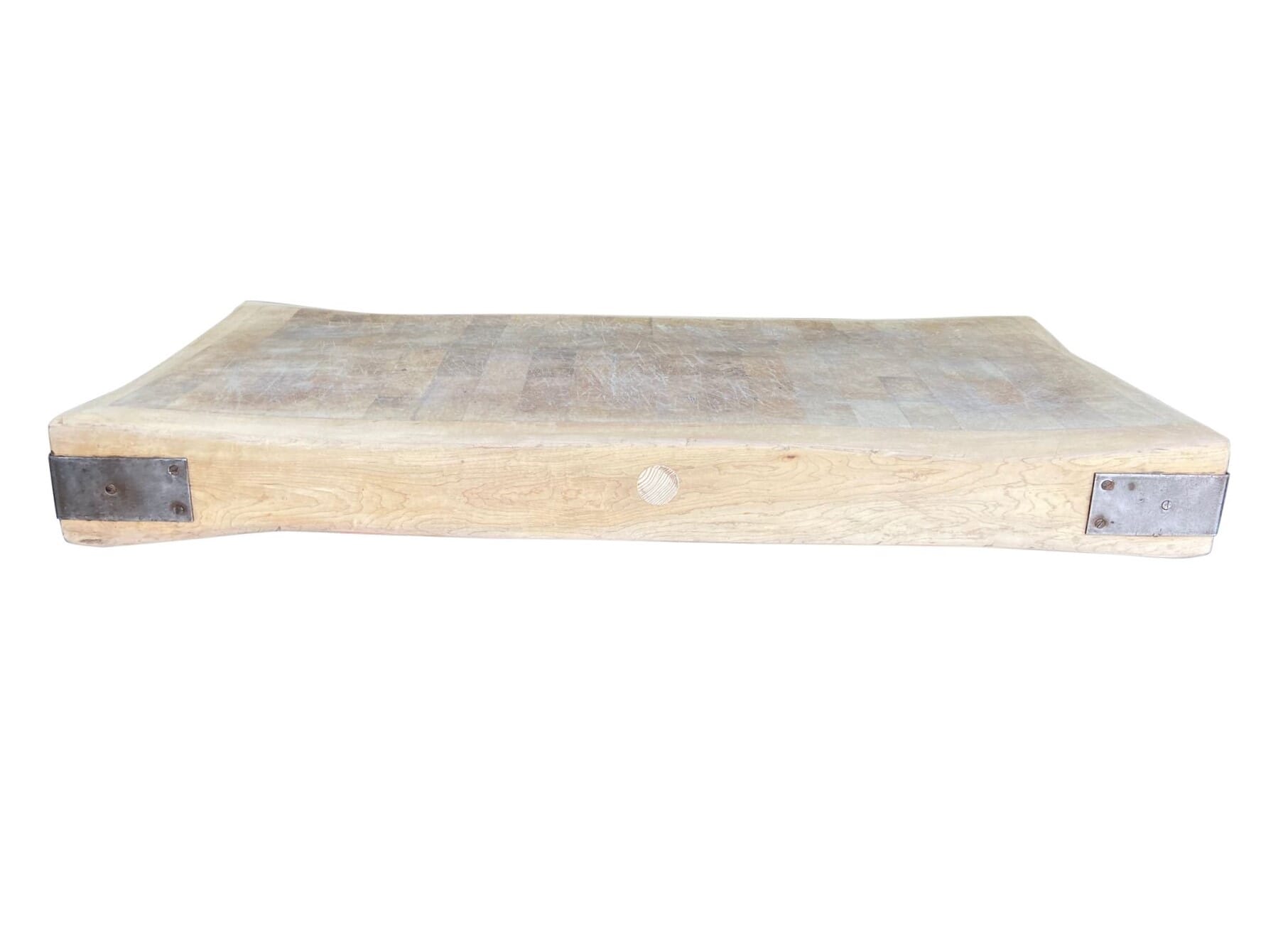 Original Salvaged Kitchen Maple Butchers Chopping Block - 9615
