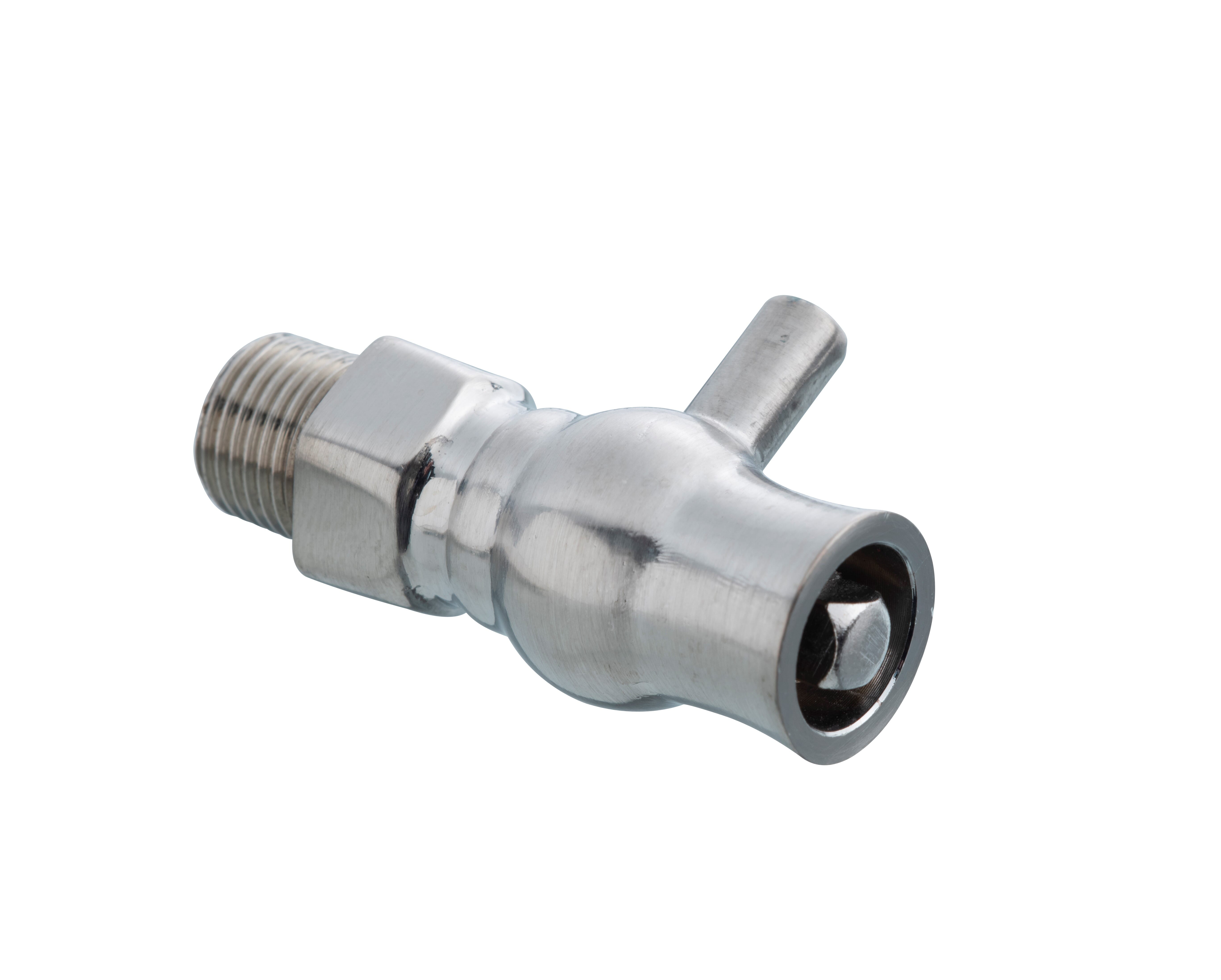 Arroll Polished Nickel Cast Iron Radiator Air Vent - ABNPN