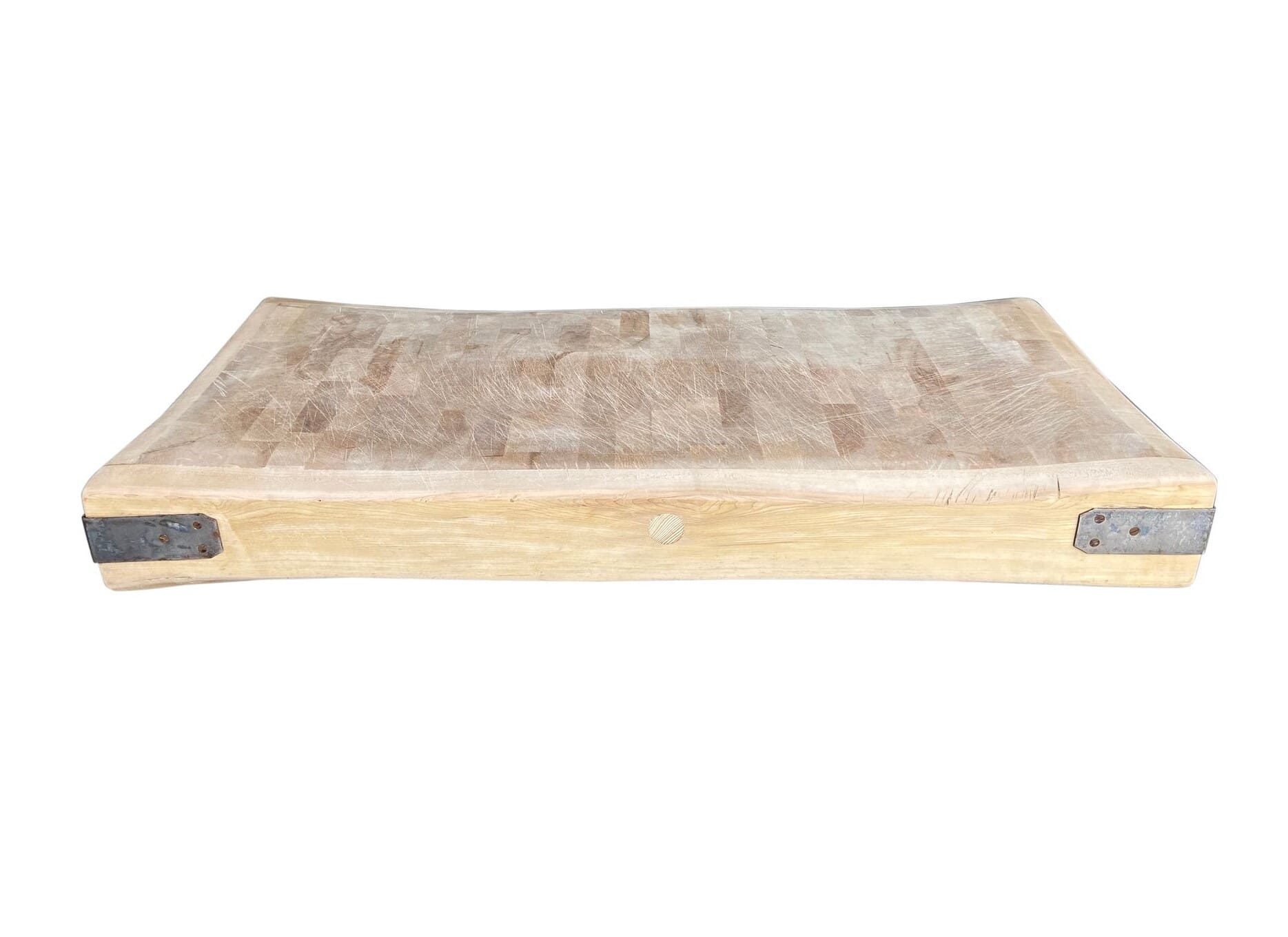 Original Salvaged Maple Kitchen Butchers Chopping Block - 9616