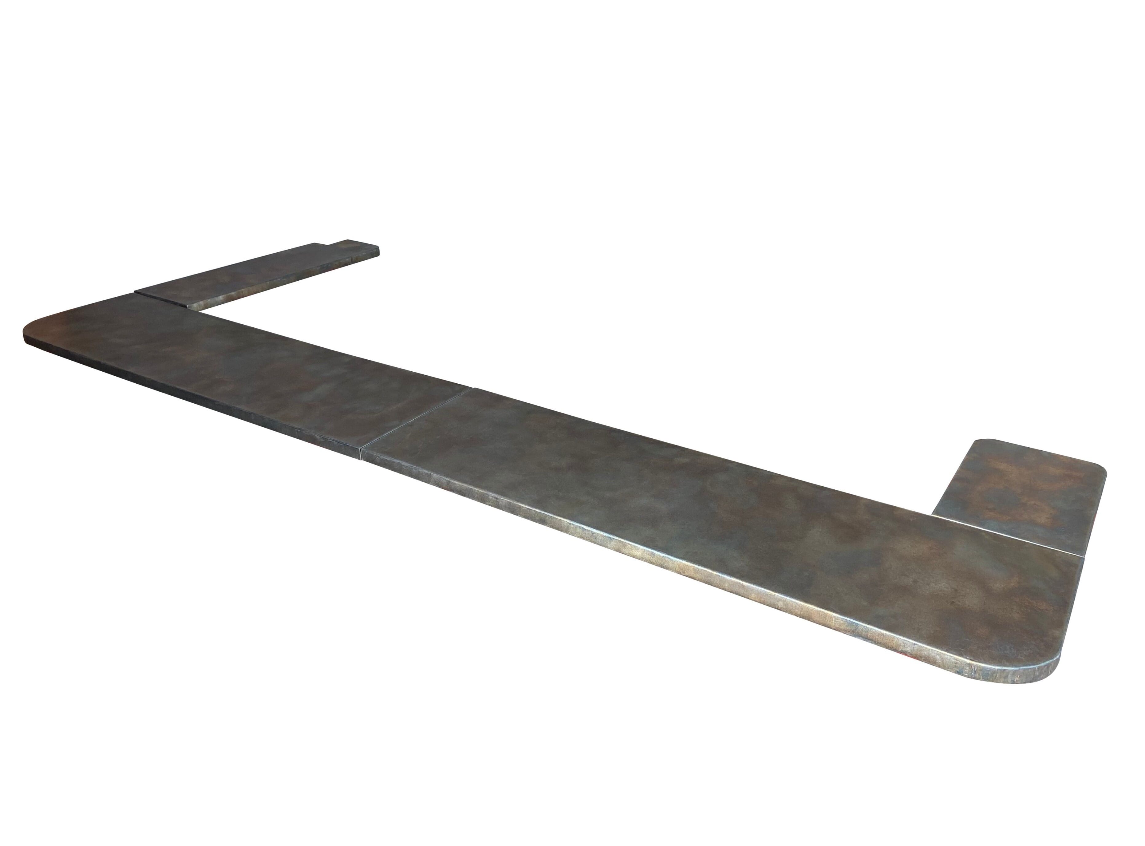 Handmade Antique Zinc Bar / Restaurant Tops - D1929