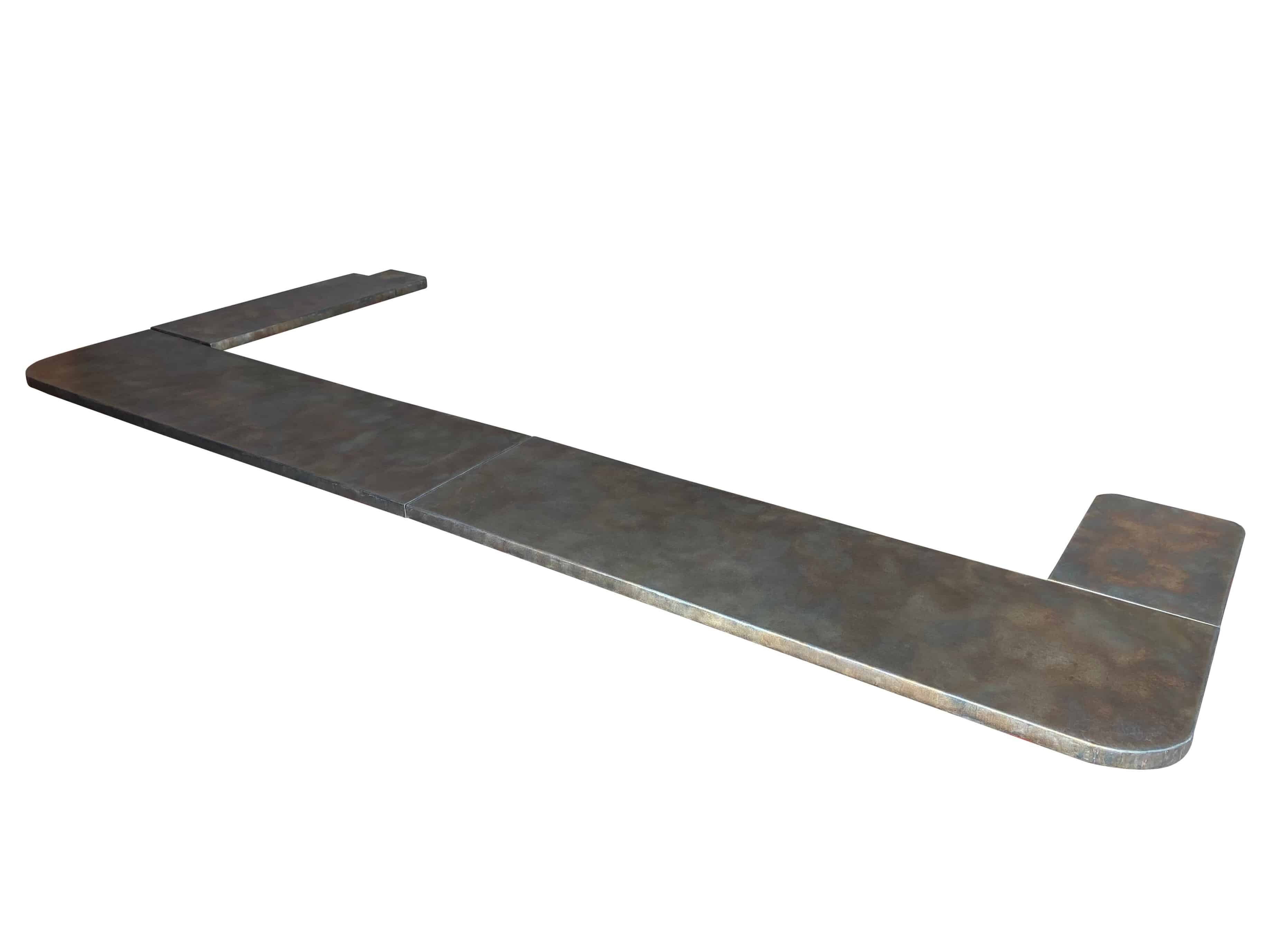 Handmade Antique Zinc Bar / Restaurant Tops
