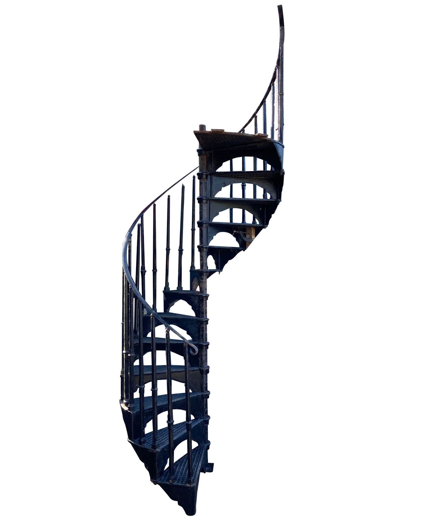 Genuine Cast Iron H & C Davis Spiral Staircase - 9606