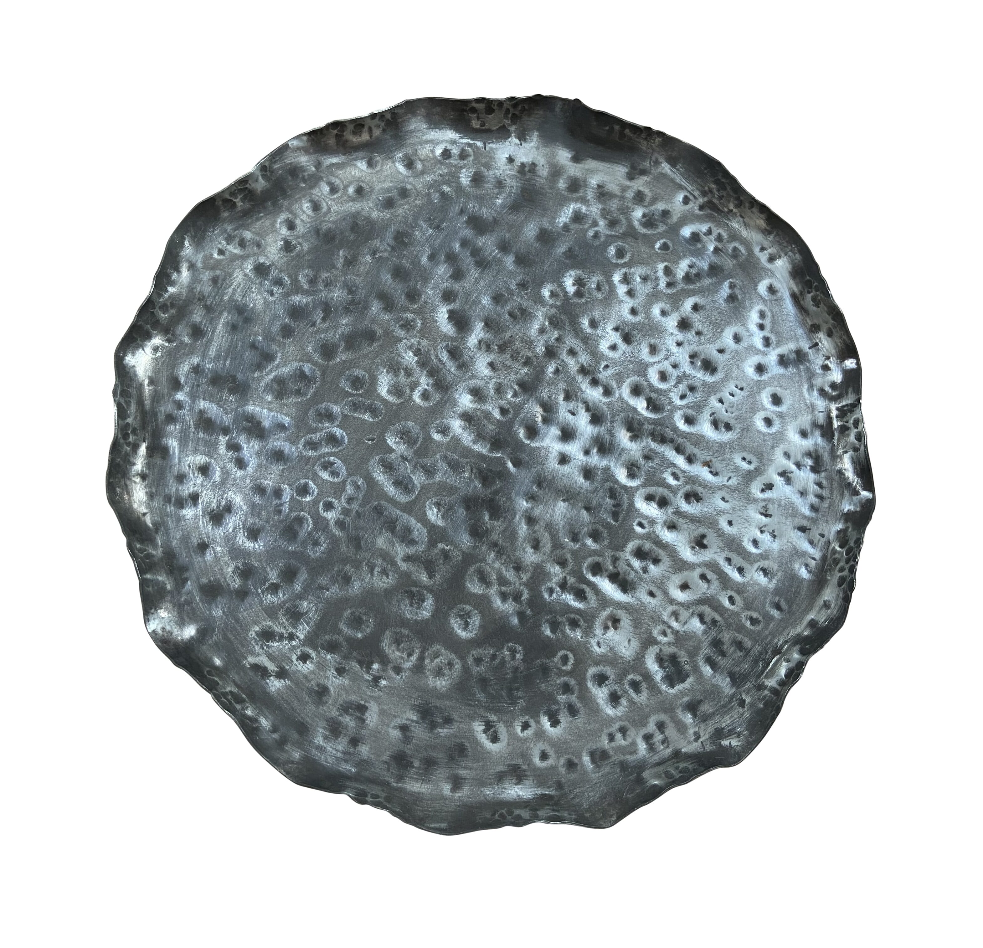 8" Zinc Plant Pot Saucer  - ZP8