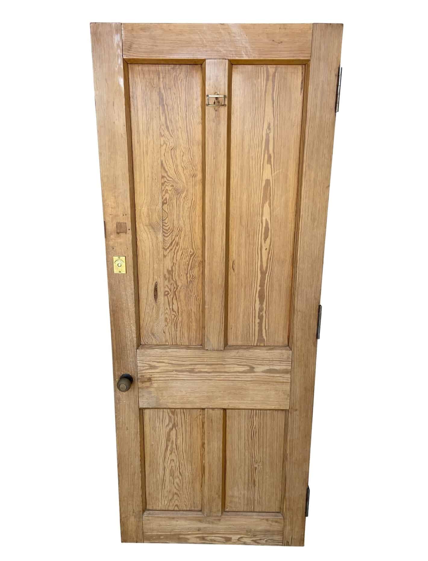 Reclaimed Pitch Pine Solid Internal Door - B
