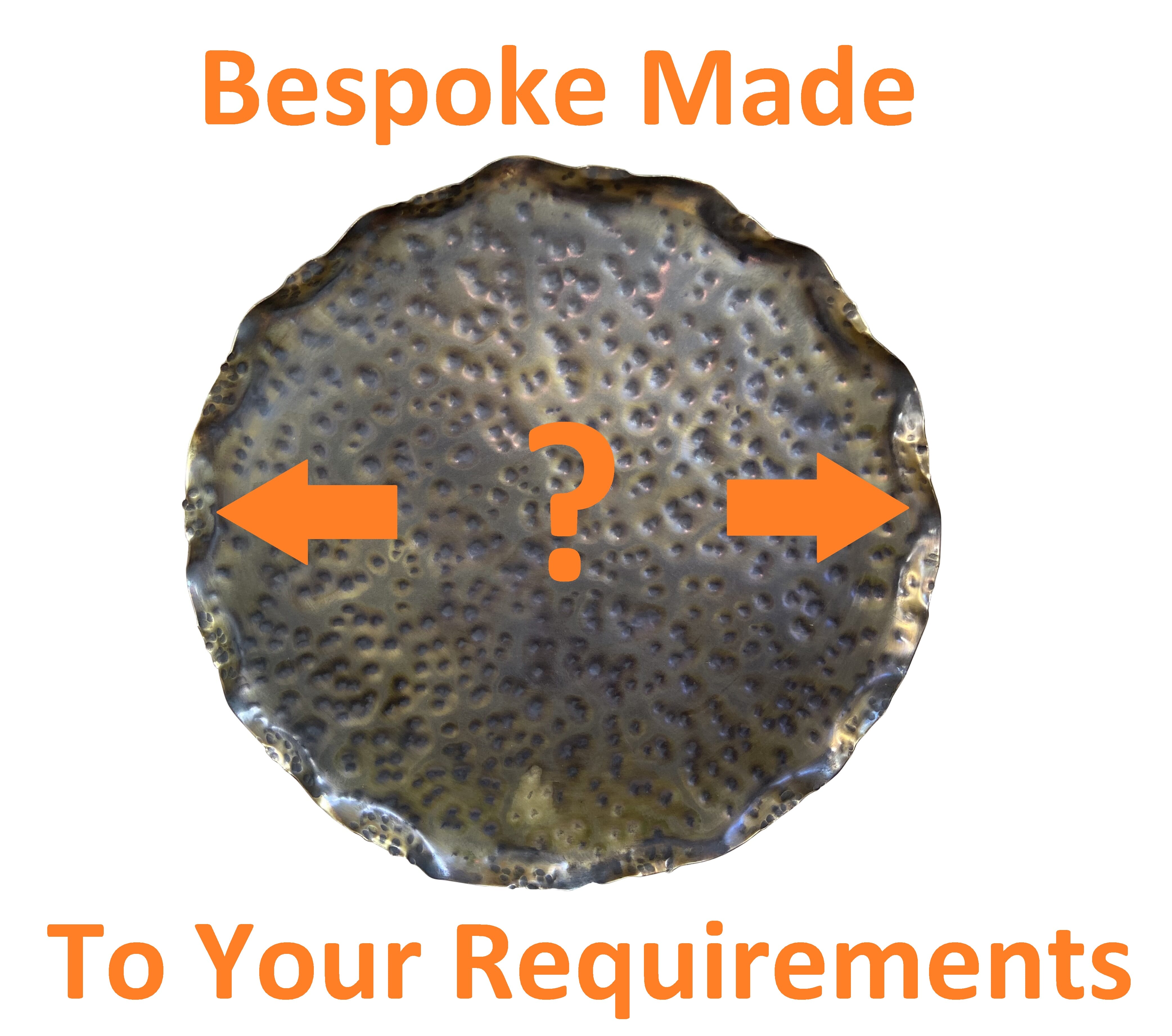 Bespoke Made Brass Plant Pot Saucer  - BPB