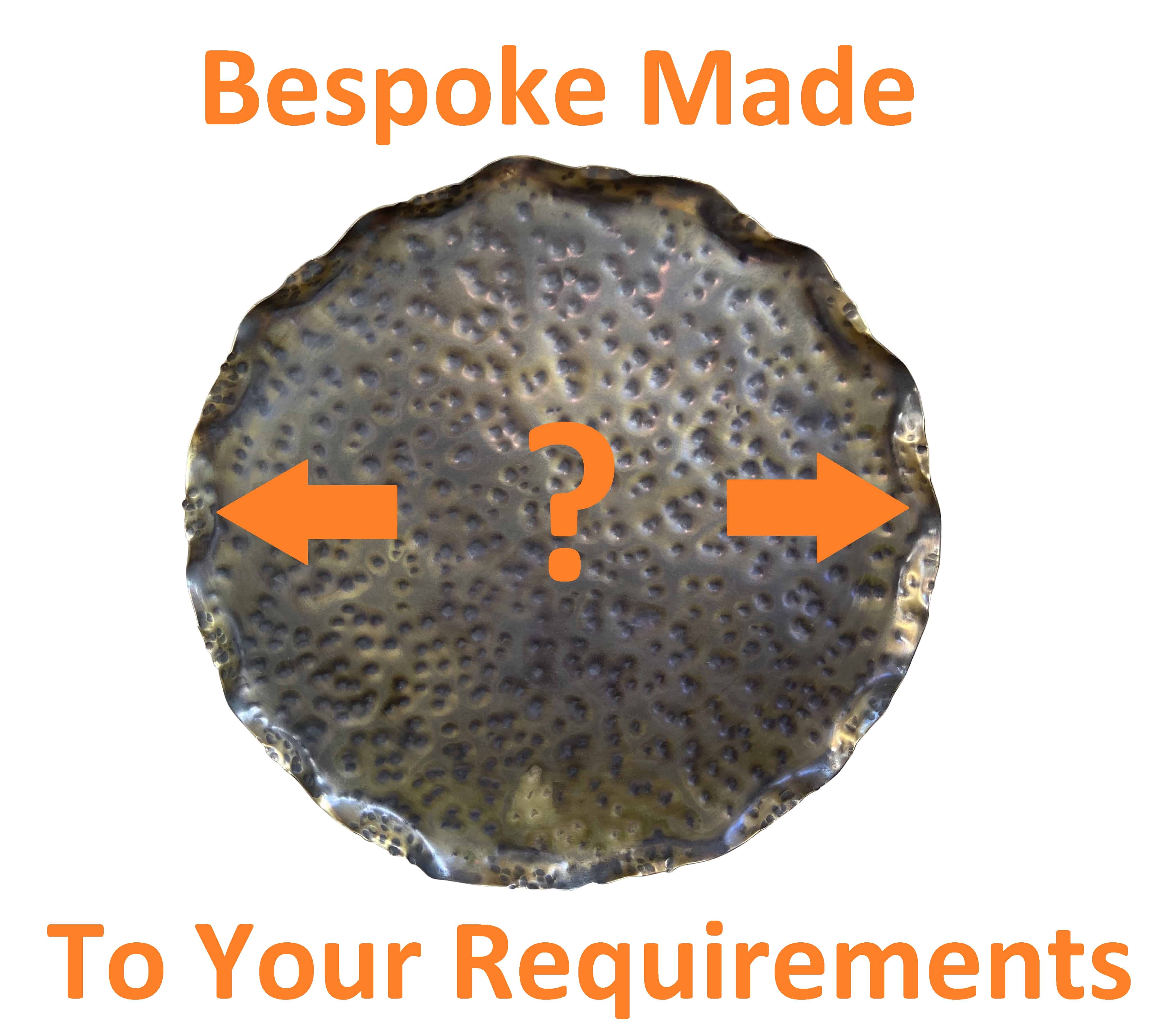 Bespoke Made Brass Plant Pot Saucer 