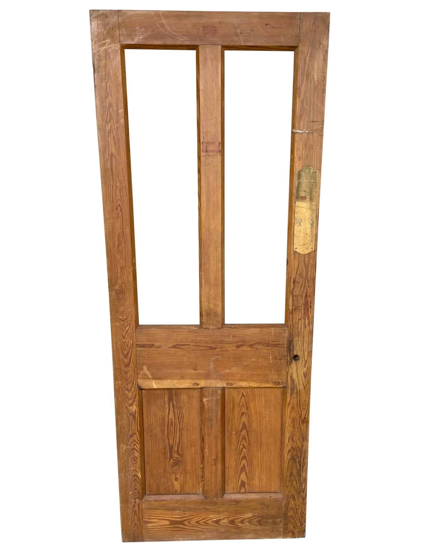 Reclaimed Pitch Pine Solid Internal Door - N