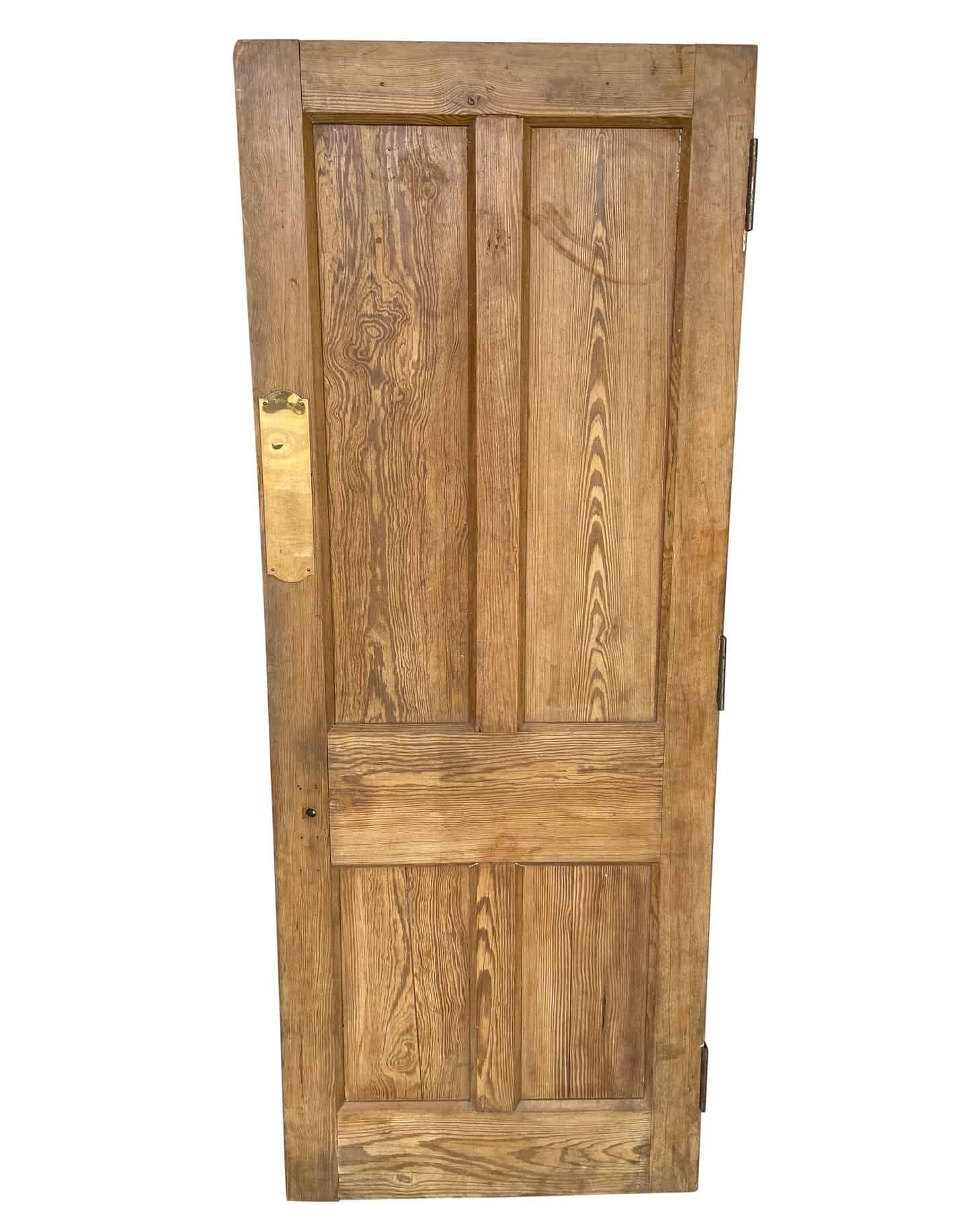 Reclaimed Pitch Pine Solid Internal Door - P