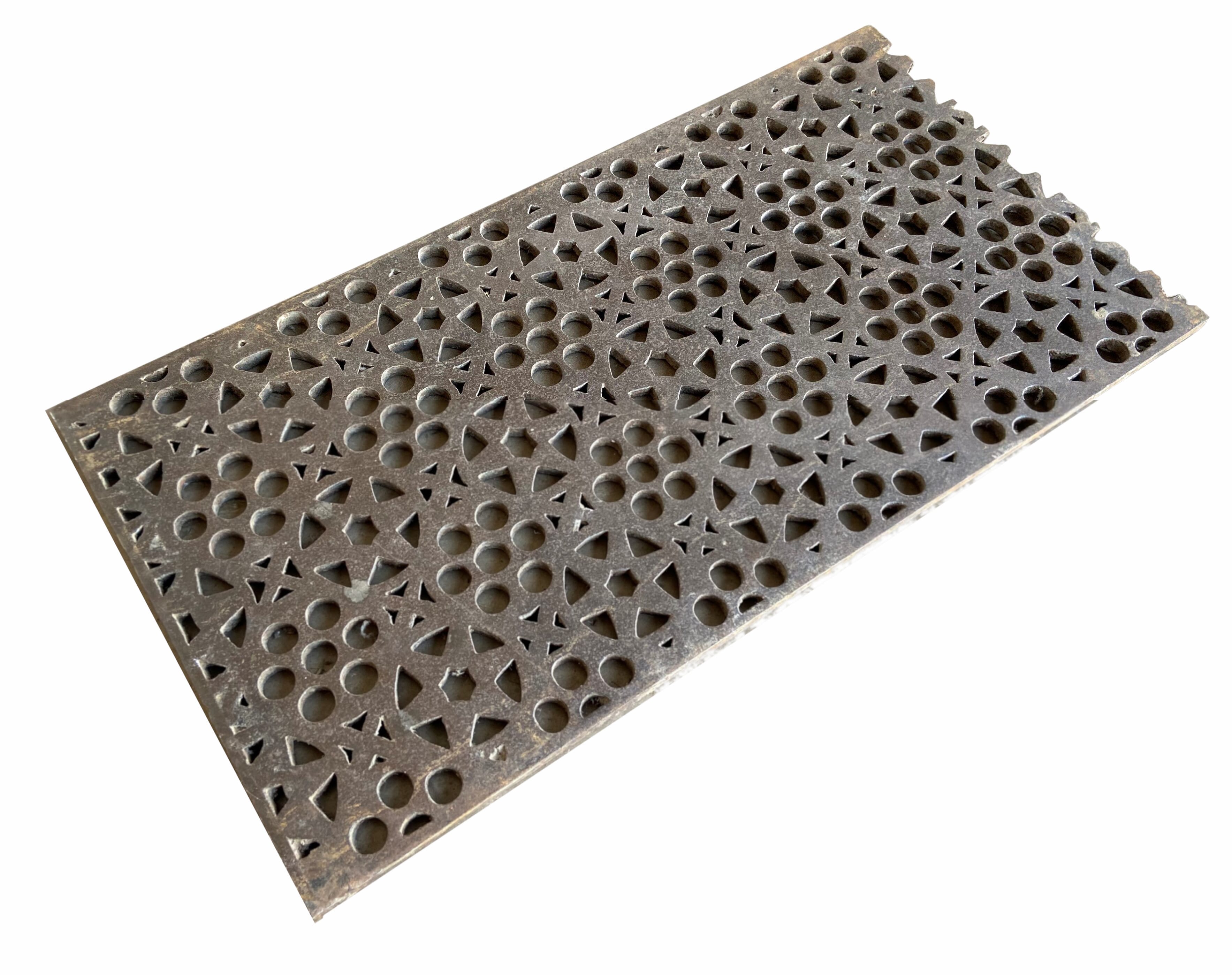 Antique Original Old Cast Iron Floor Grids / Grilles - 9627H
